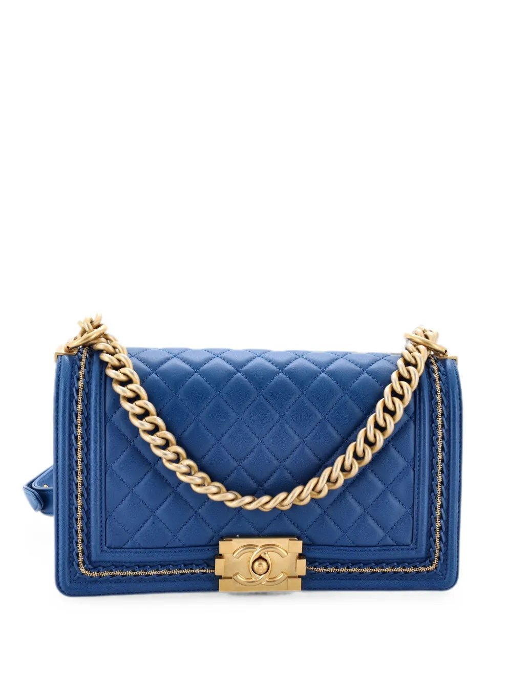 Boy Flap Bag Quilted Lambskin with Chain Detail Old Medium shoulder bag