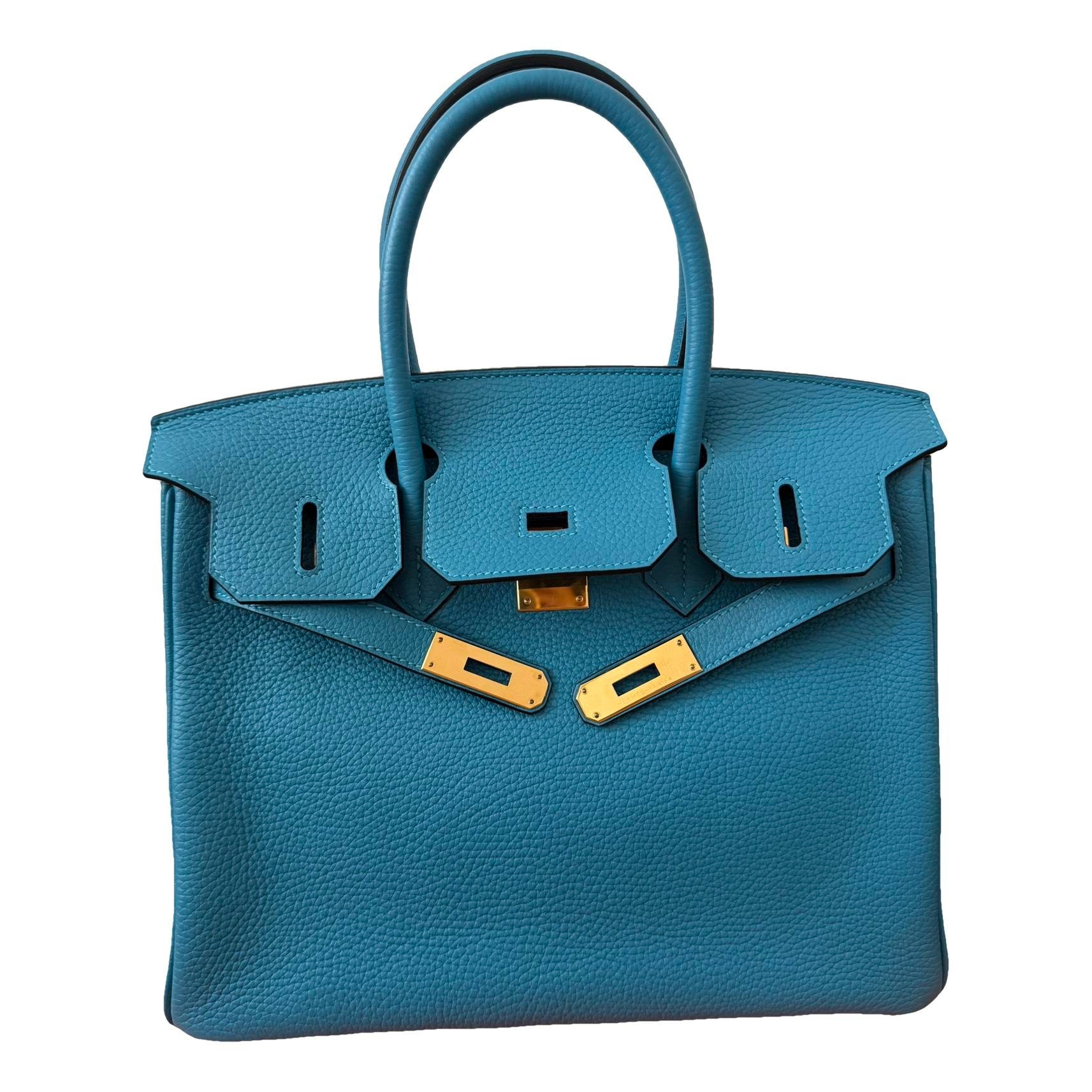 Birkin 30 leather handbag