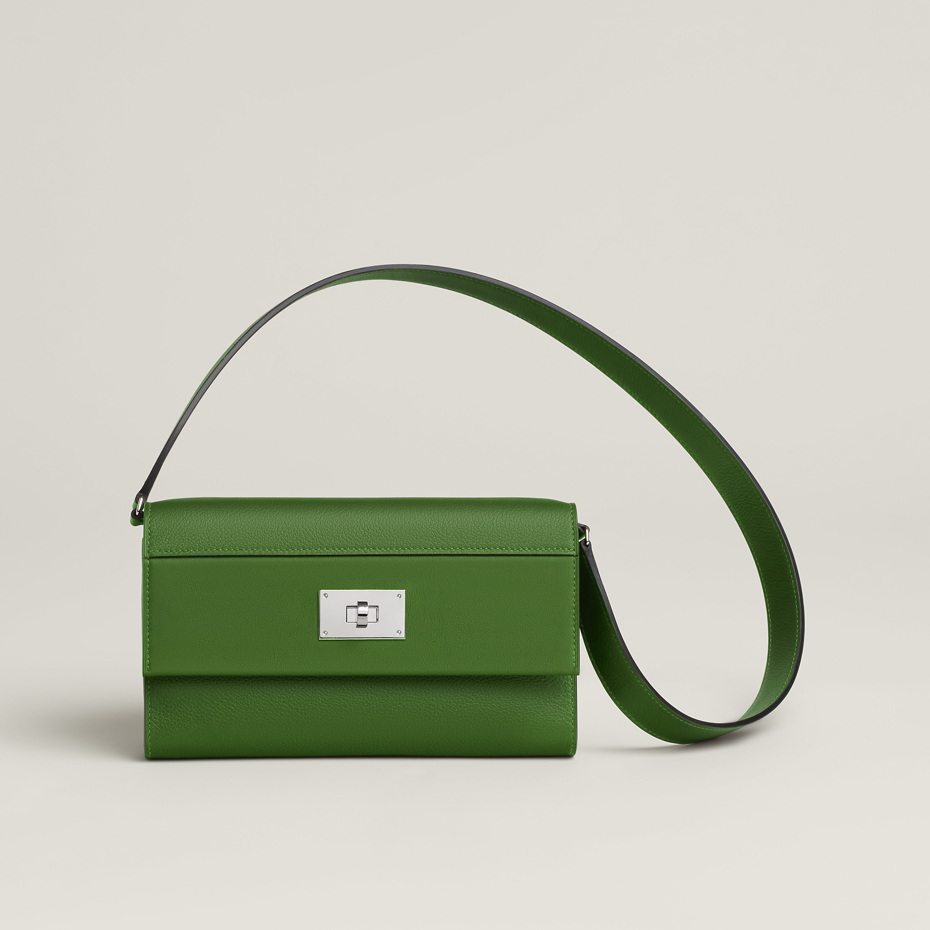 Hermès 24/24 24 cm calfskin Vert Yucca