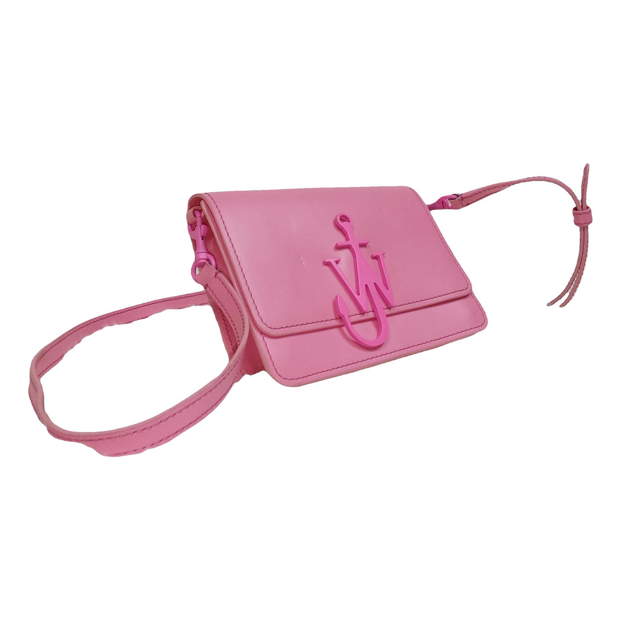 JW Anderson Logo leather crossbody bag