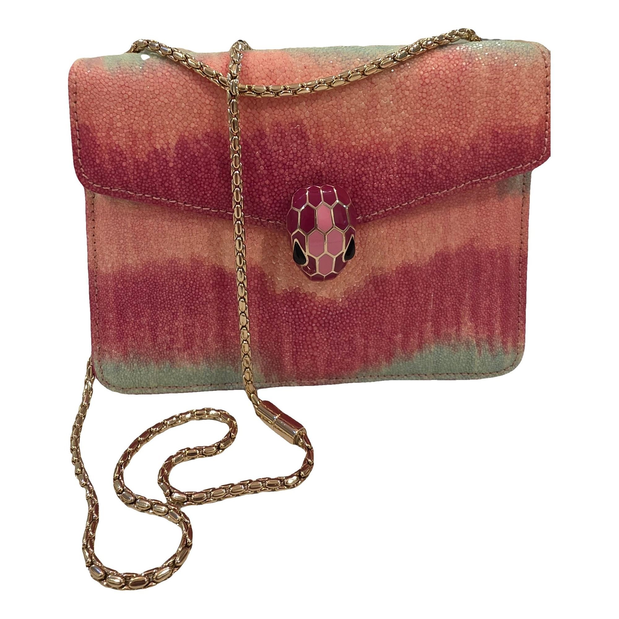 Serpenti exotic leathers handbag