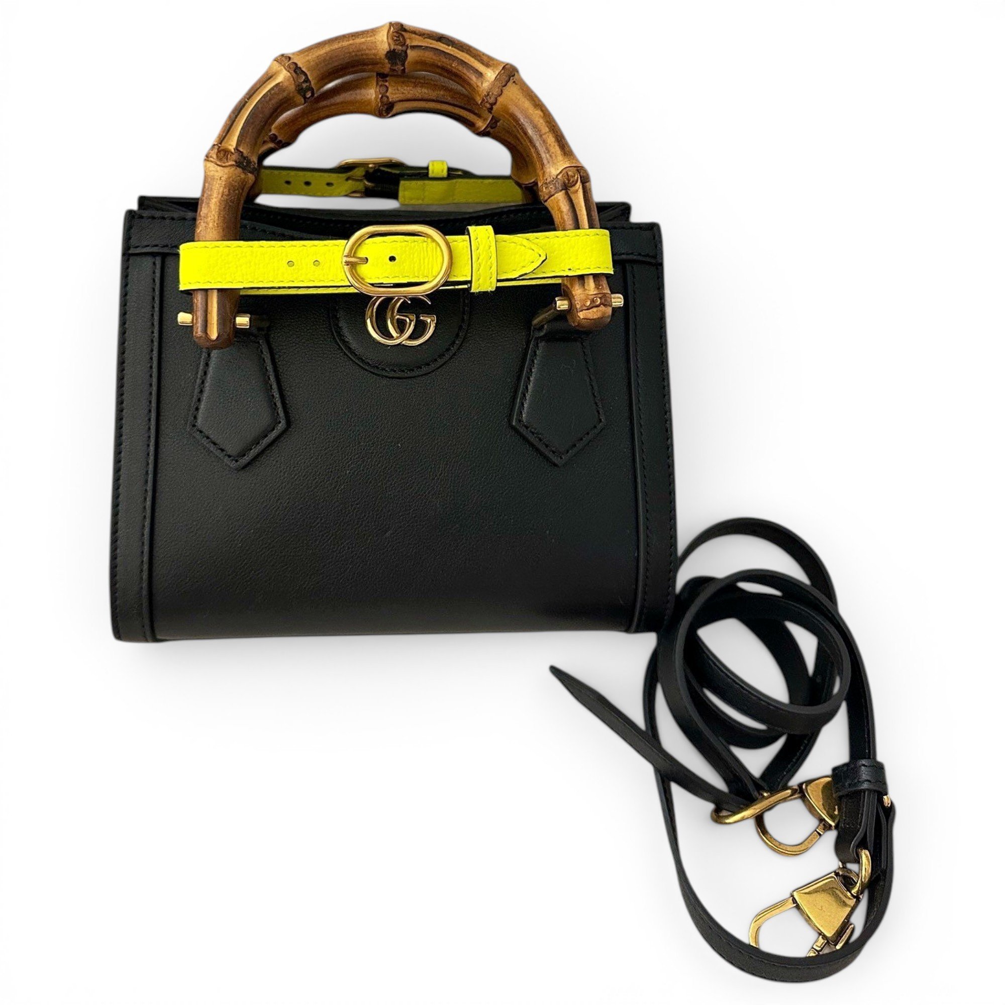 Diana Bamboo leather tote
