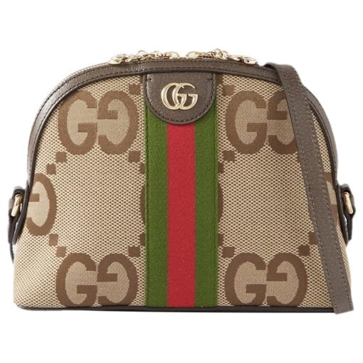 Ophidia Dome leather handbag