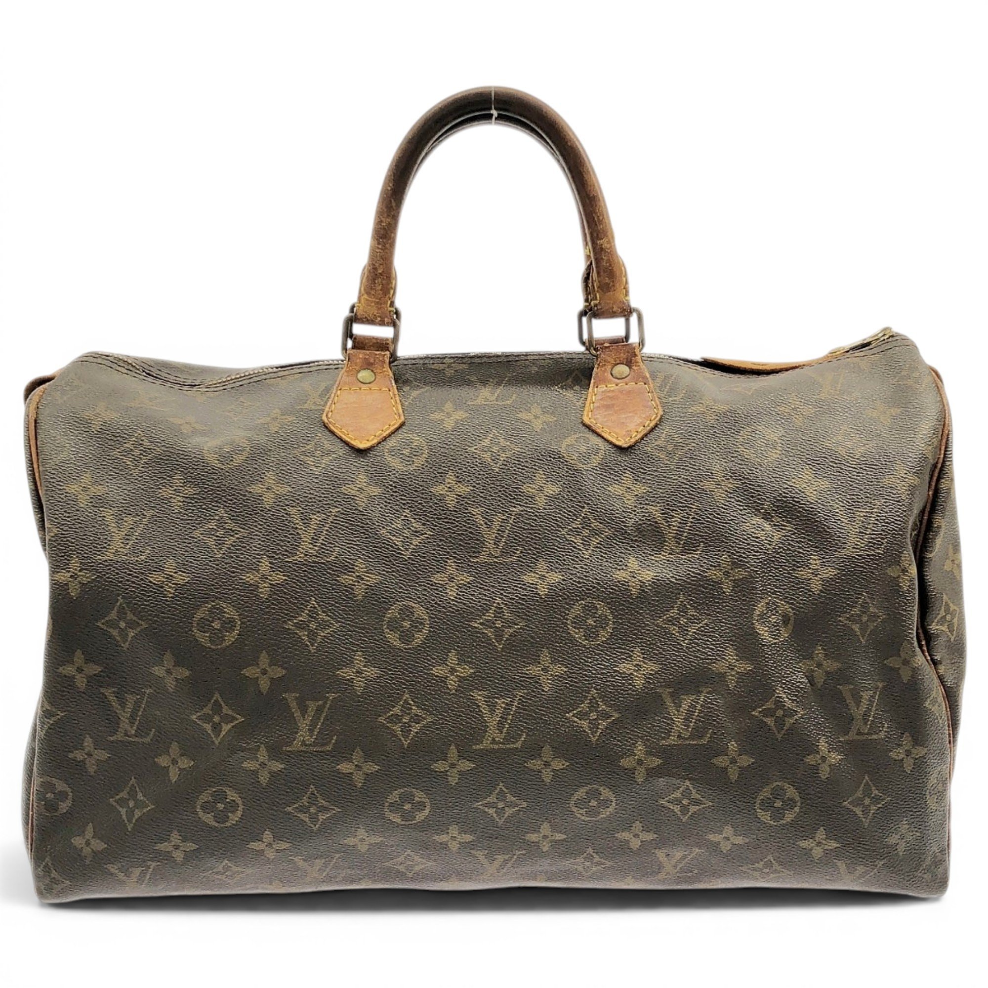 Speedy leather handbag