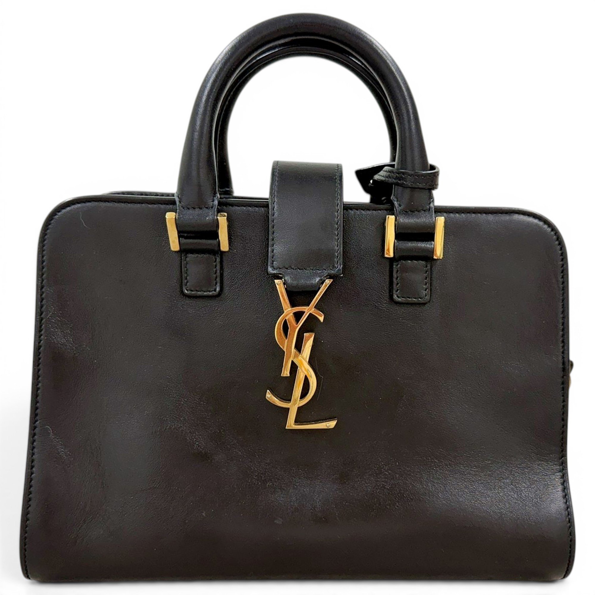 Baby monogramme leather handbag