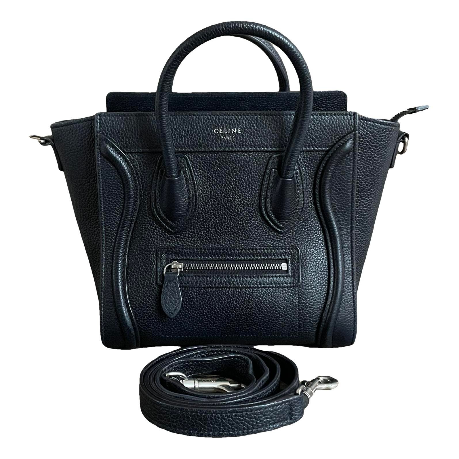 Nano Luggage leather handbag
