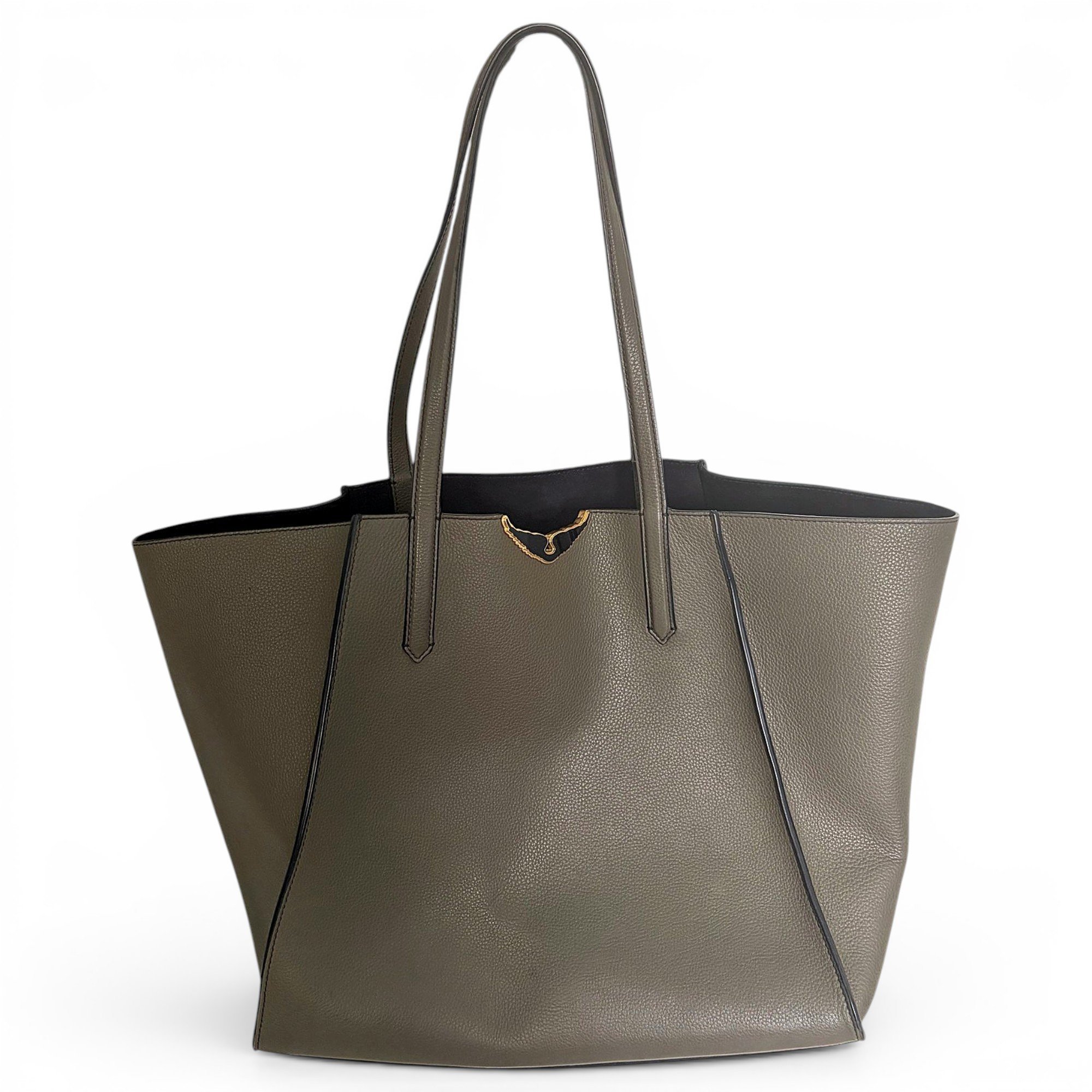 Leather tote