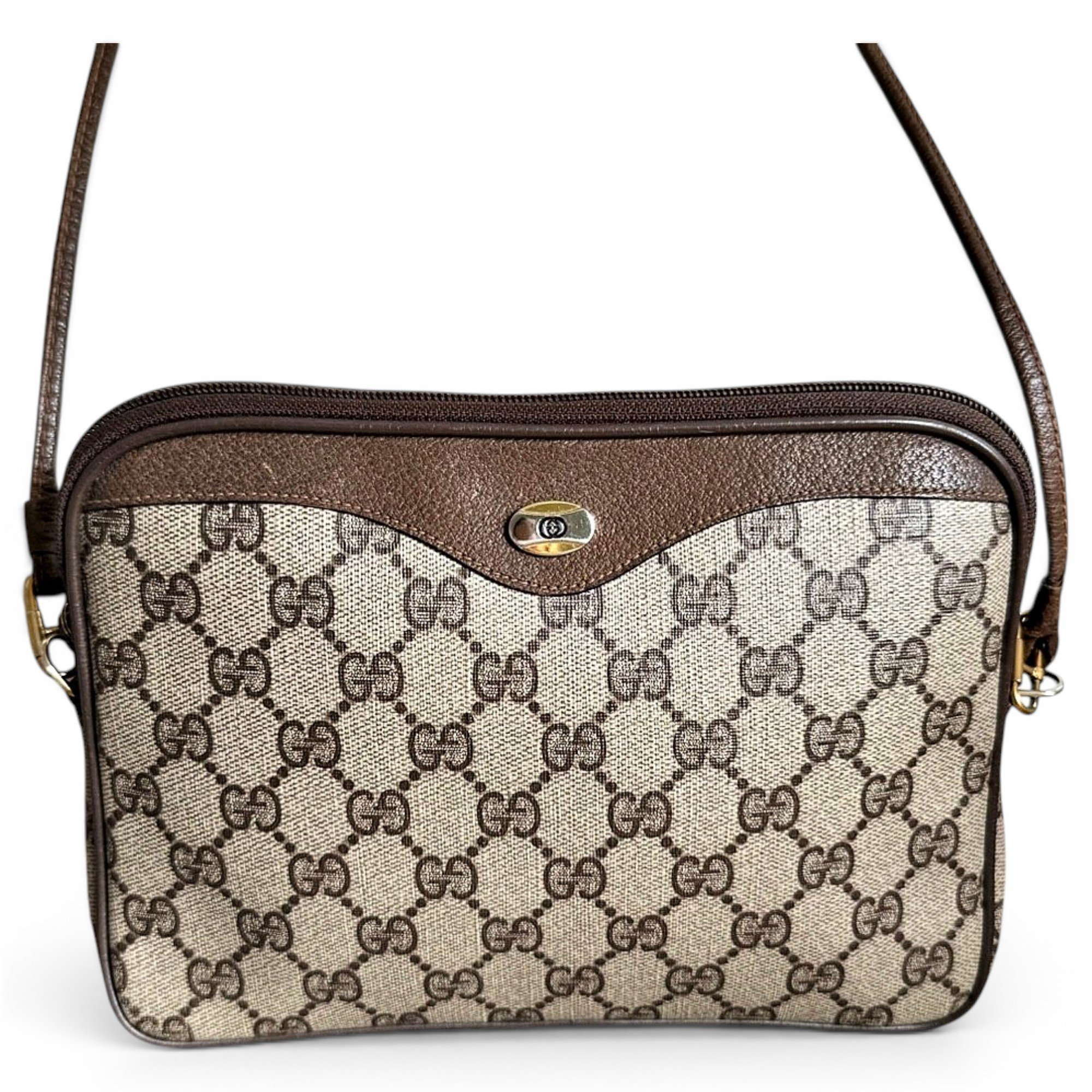 Patent leather crossbody bag
