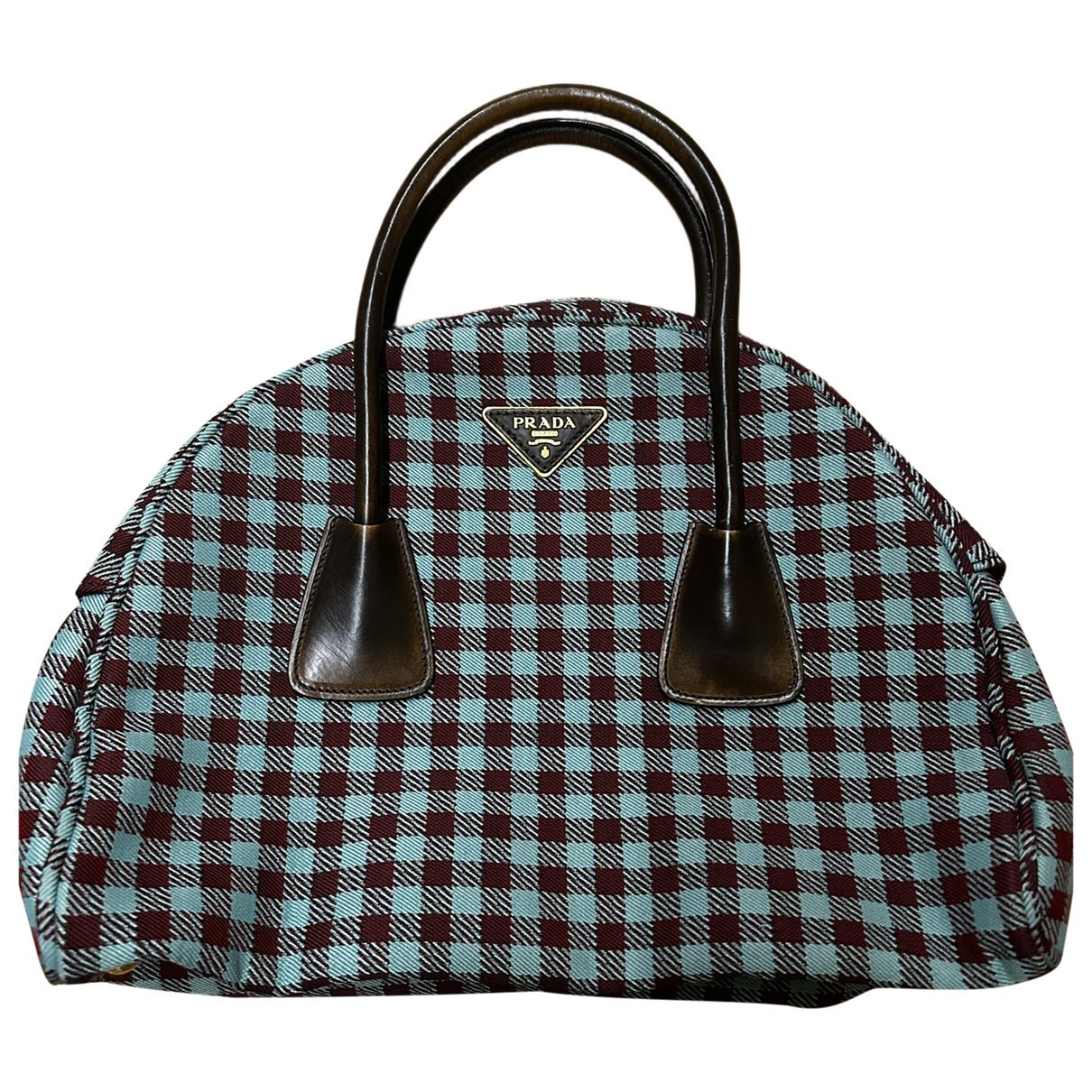 Bowling wool handbag