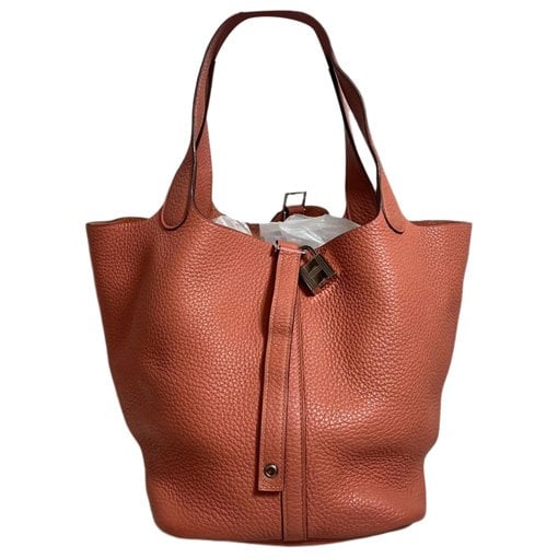 Picotin leather handbag