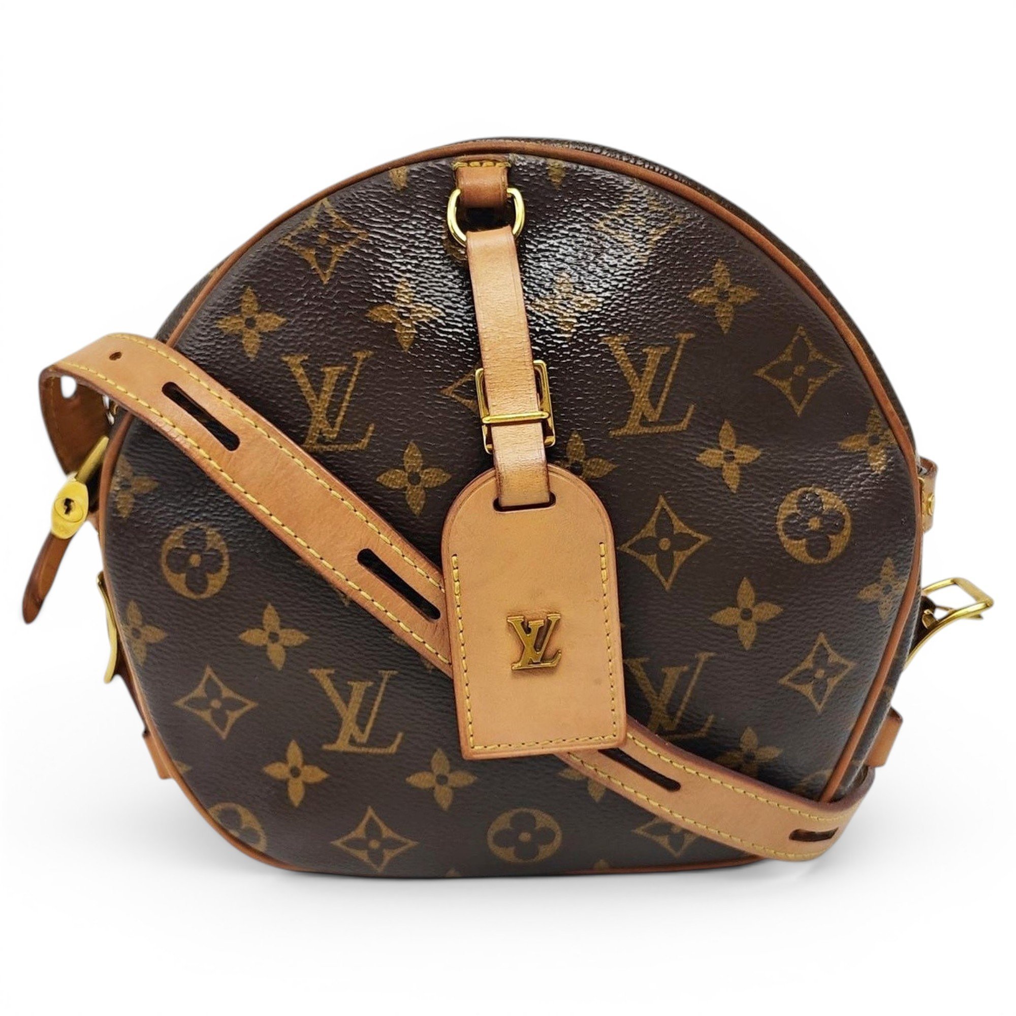 Micro boite chapeau leather handbag