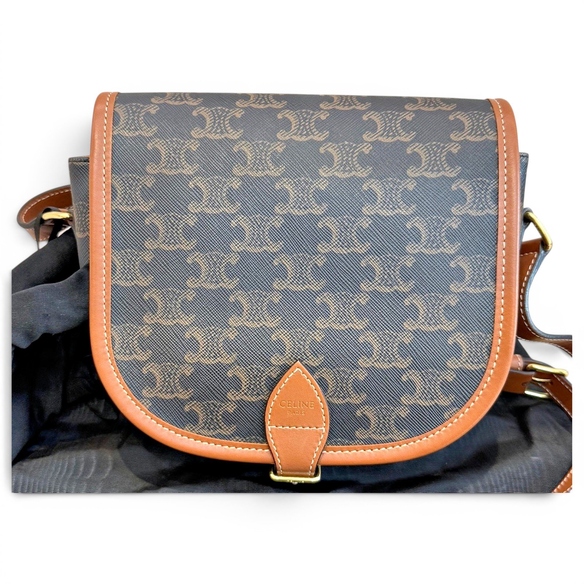 Folco leather crossbody bag