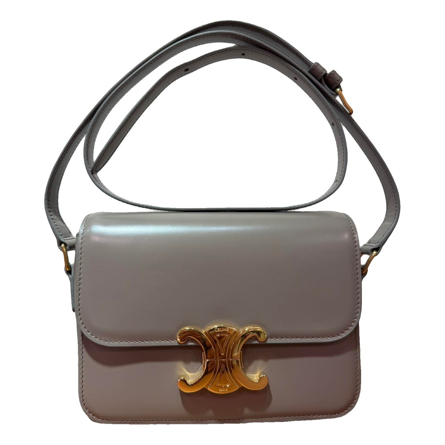 Triomphe leather handbag