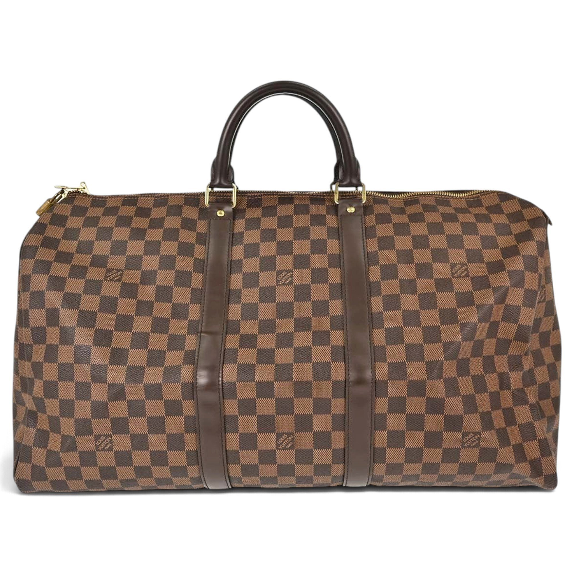 Louis Vuitton Keepall cloth travel bag