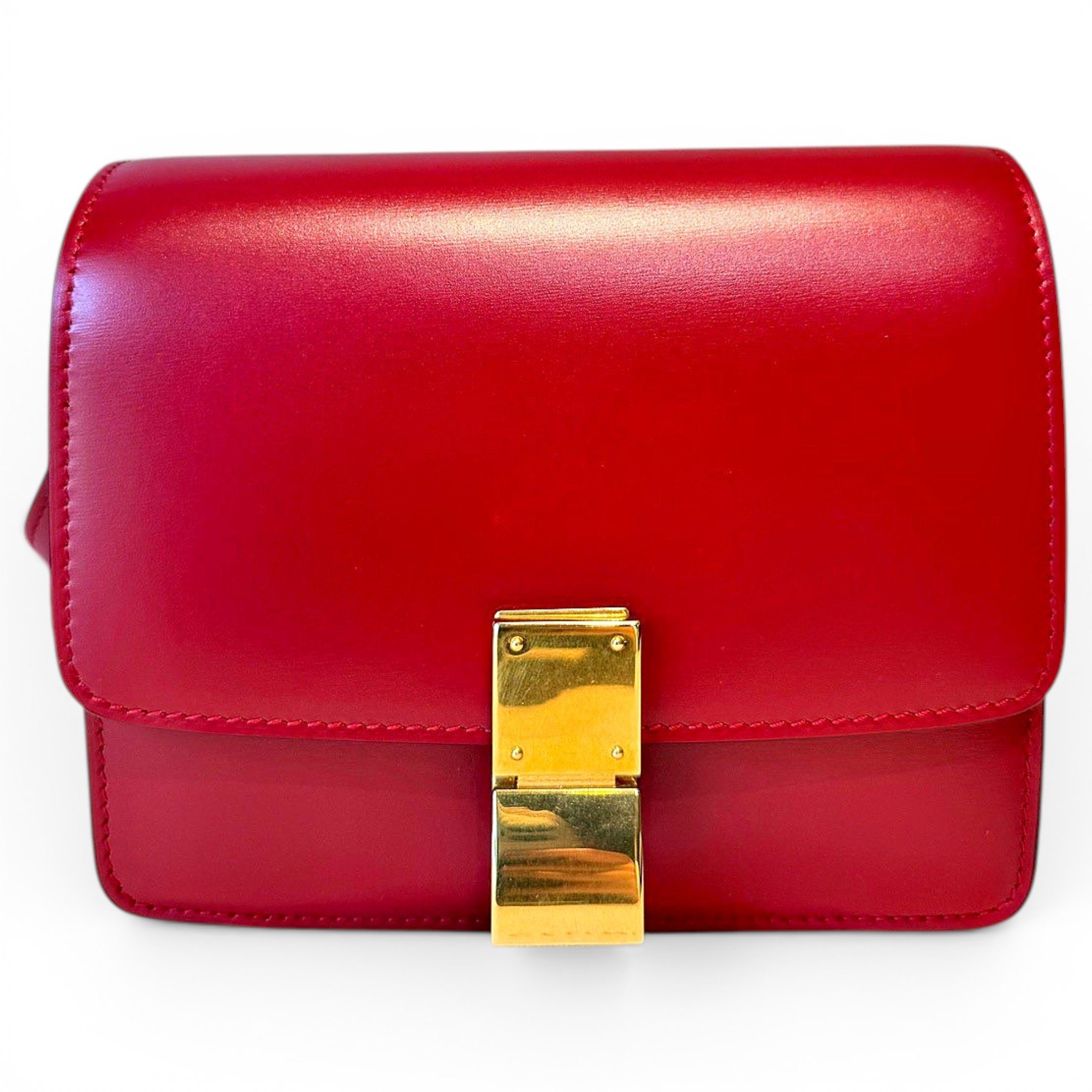 Classic leather crossbody bag