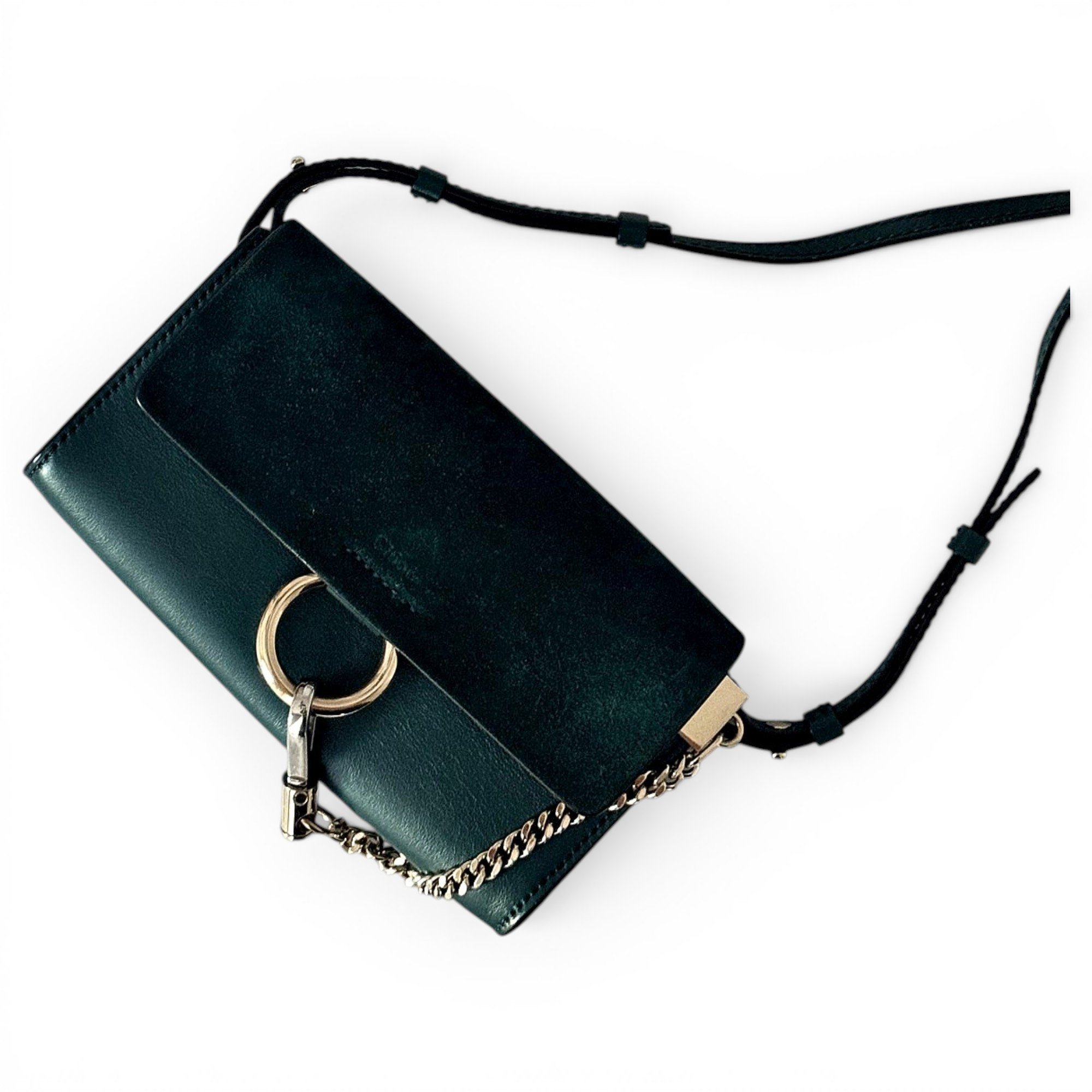 Faye leather crossbody bag