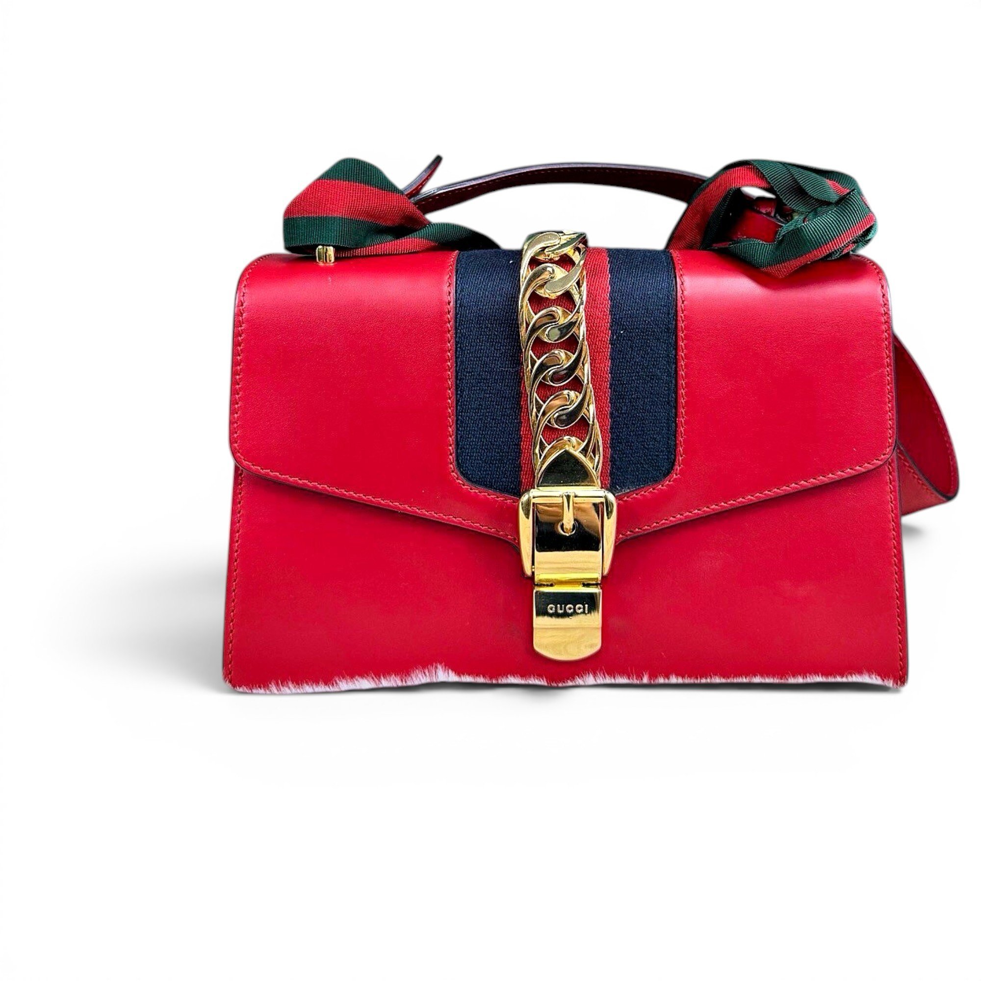 Leather handbag