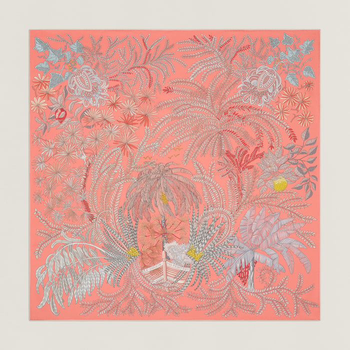Le Jardin Des Peintres Double Face Scarf 90