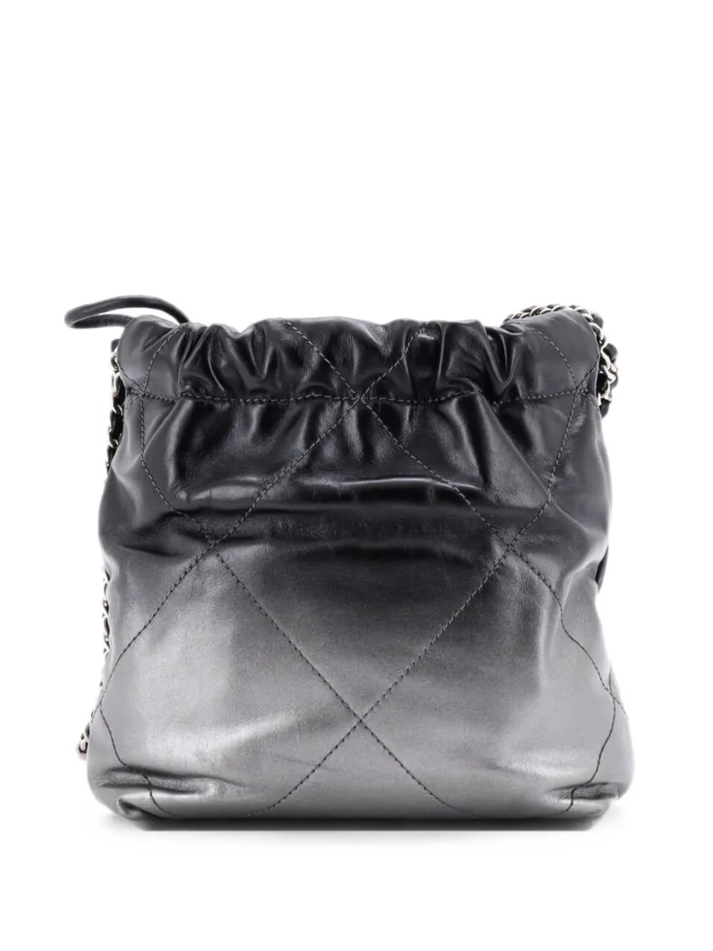 22 Chain Hobo Quilted Metallic Degrade Calfskin Mini crossbody bag