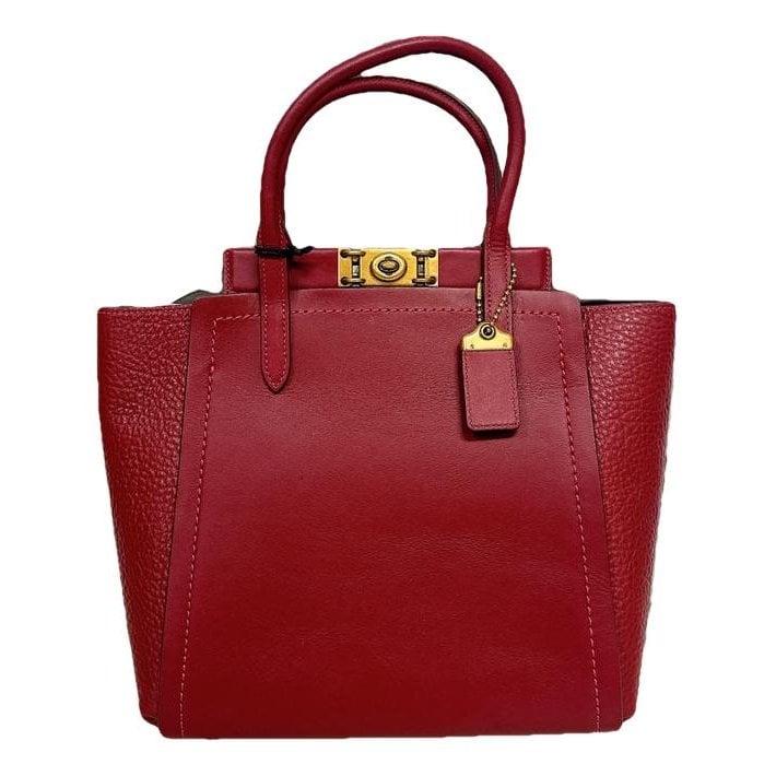 Leather tote
