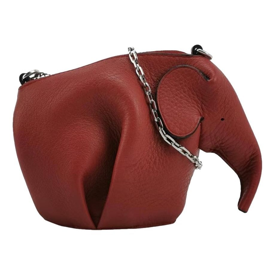 Animals leather handbag
