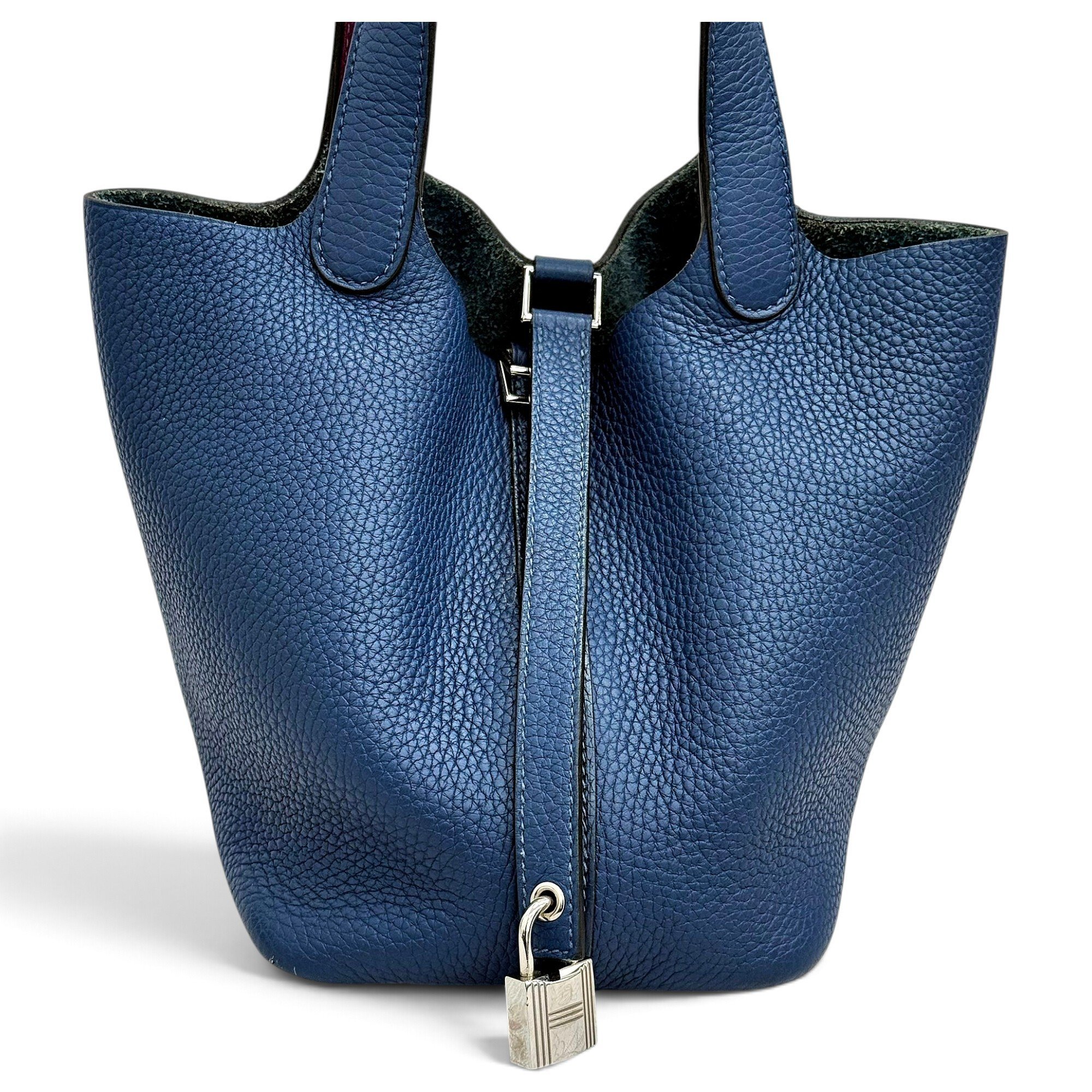 Picotin leather handbag