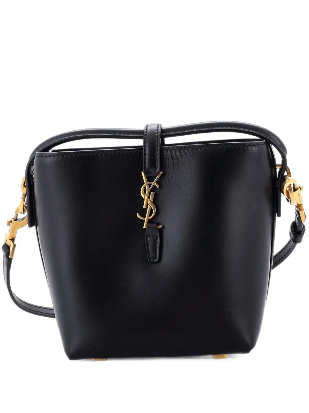 Le 37 Leather Mini bucket bag
