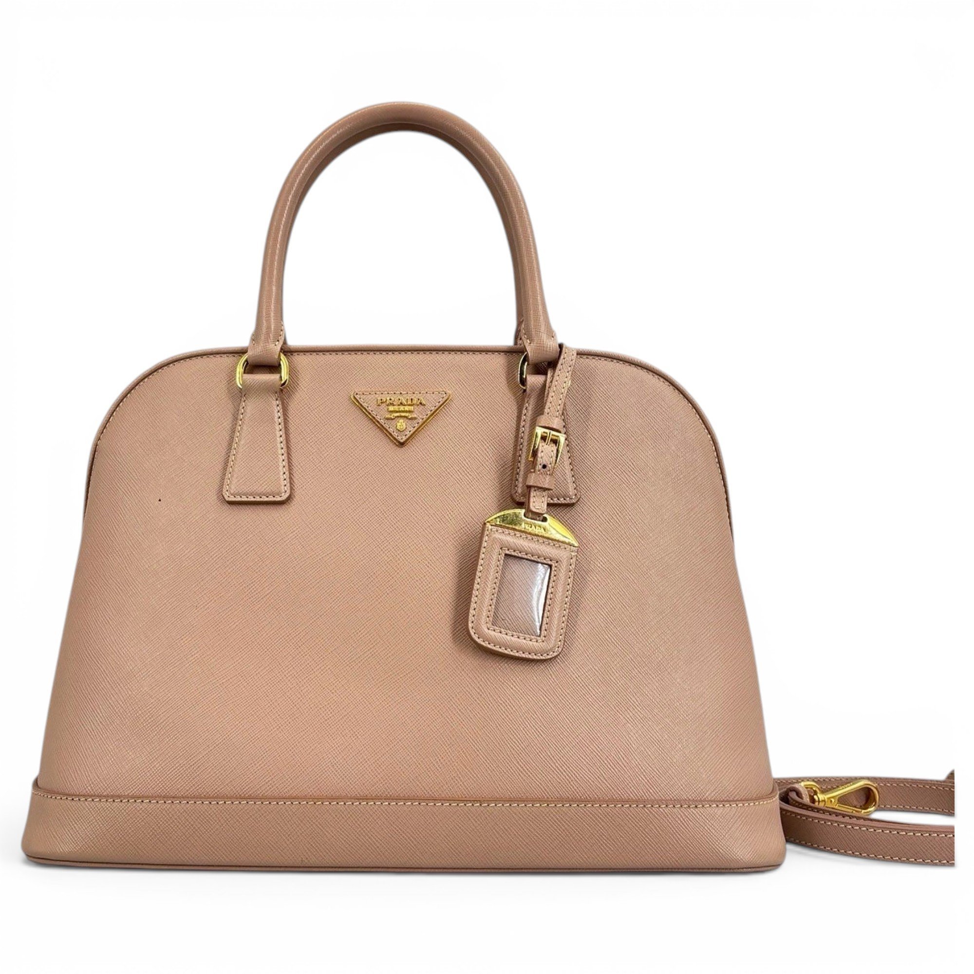 Promenade leather handbag