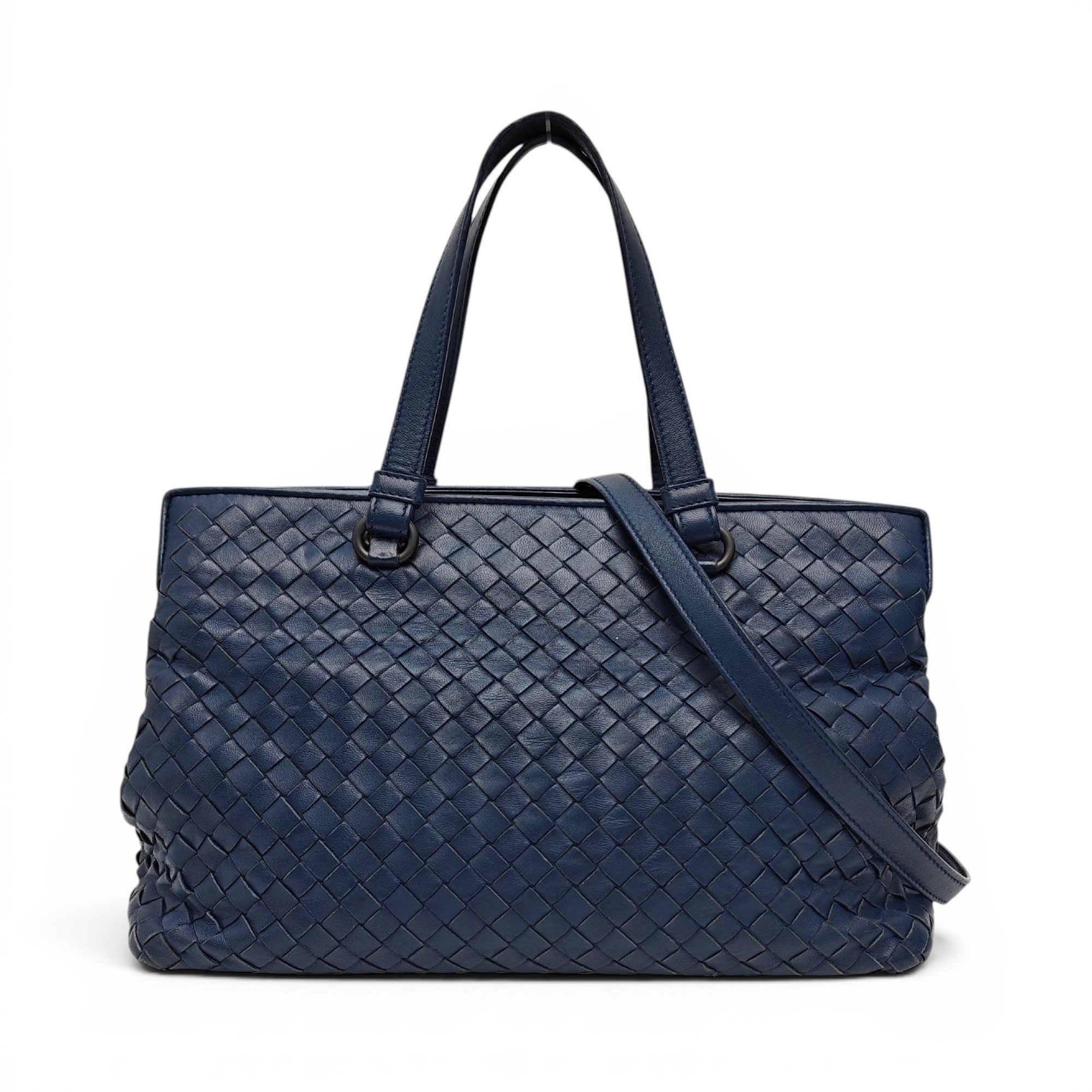 Leather tote