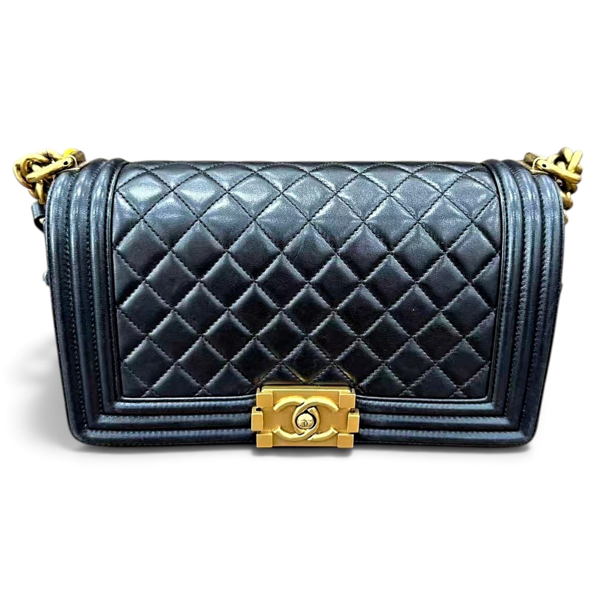 Boy leather crossbody bag