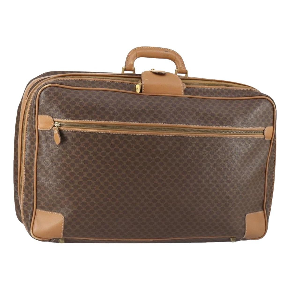 Leather travel bag