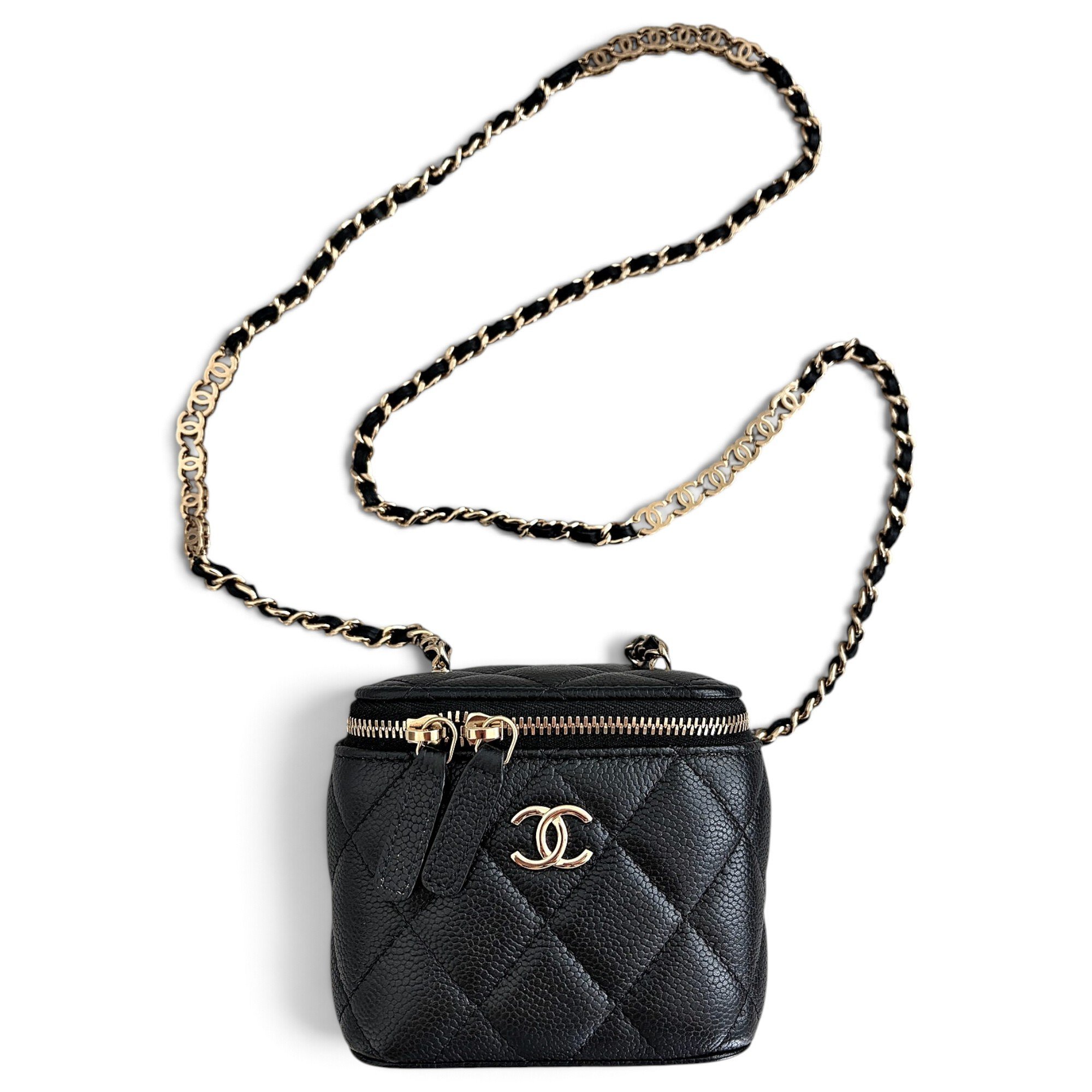 Vanity leather mini bag