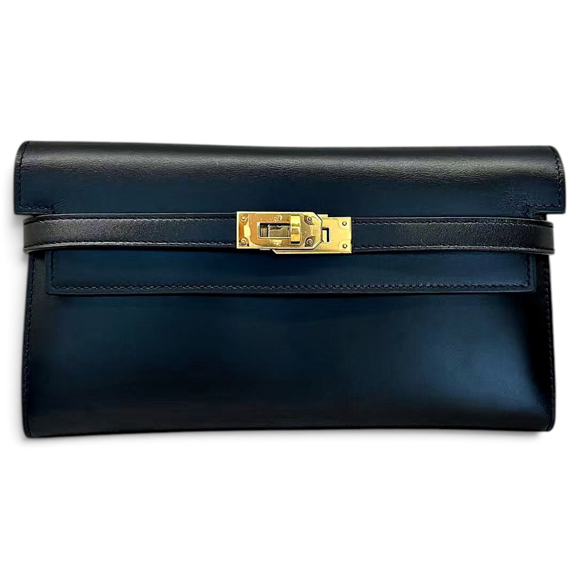 Kelly to go leather clutch bag