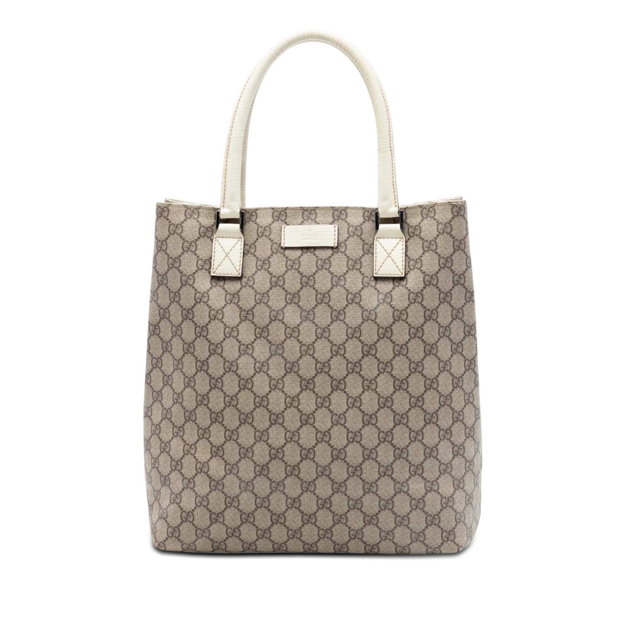 Leather tote