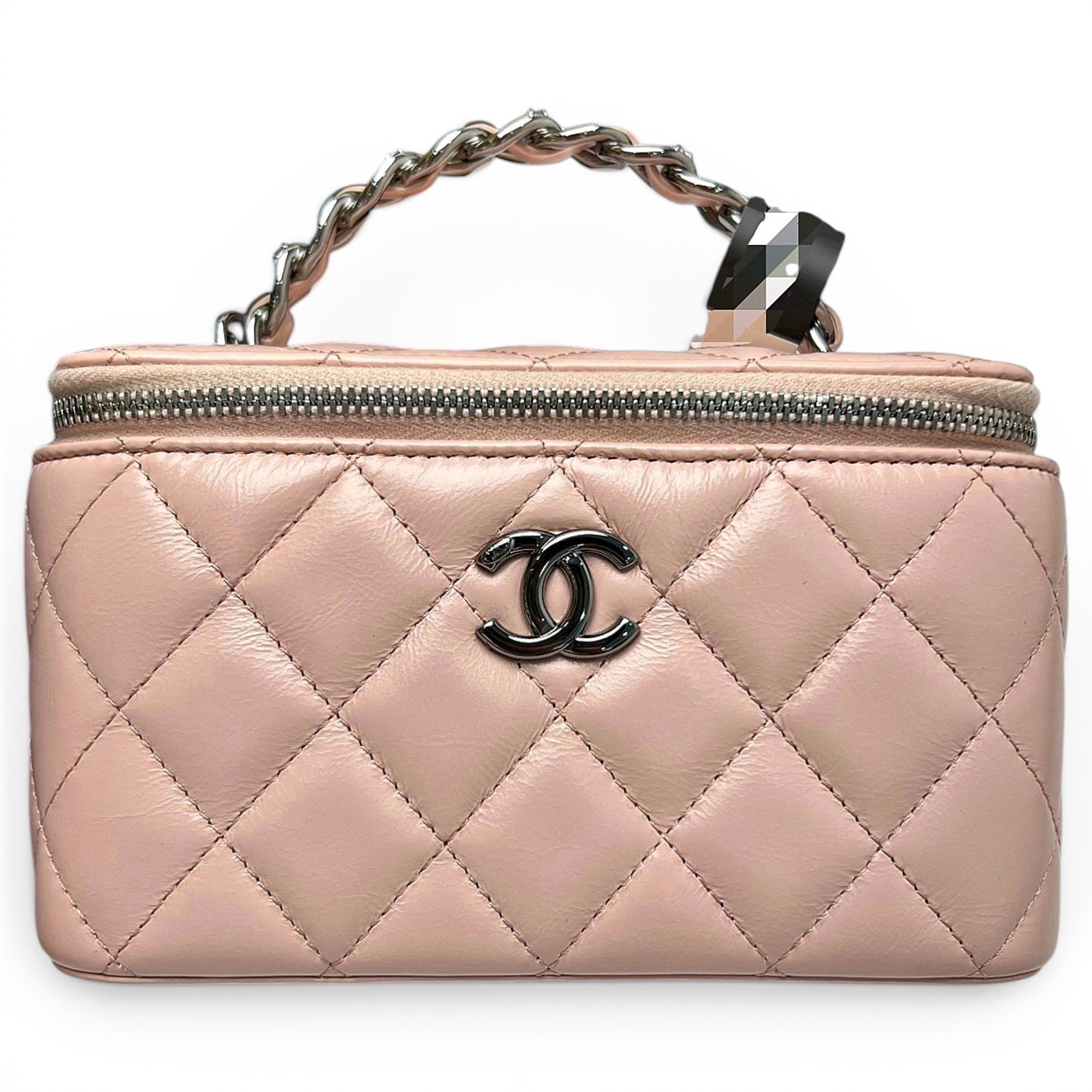 Trendy CC Vanity leather handbag