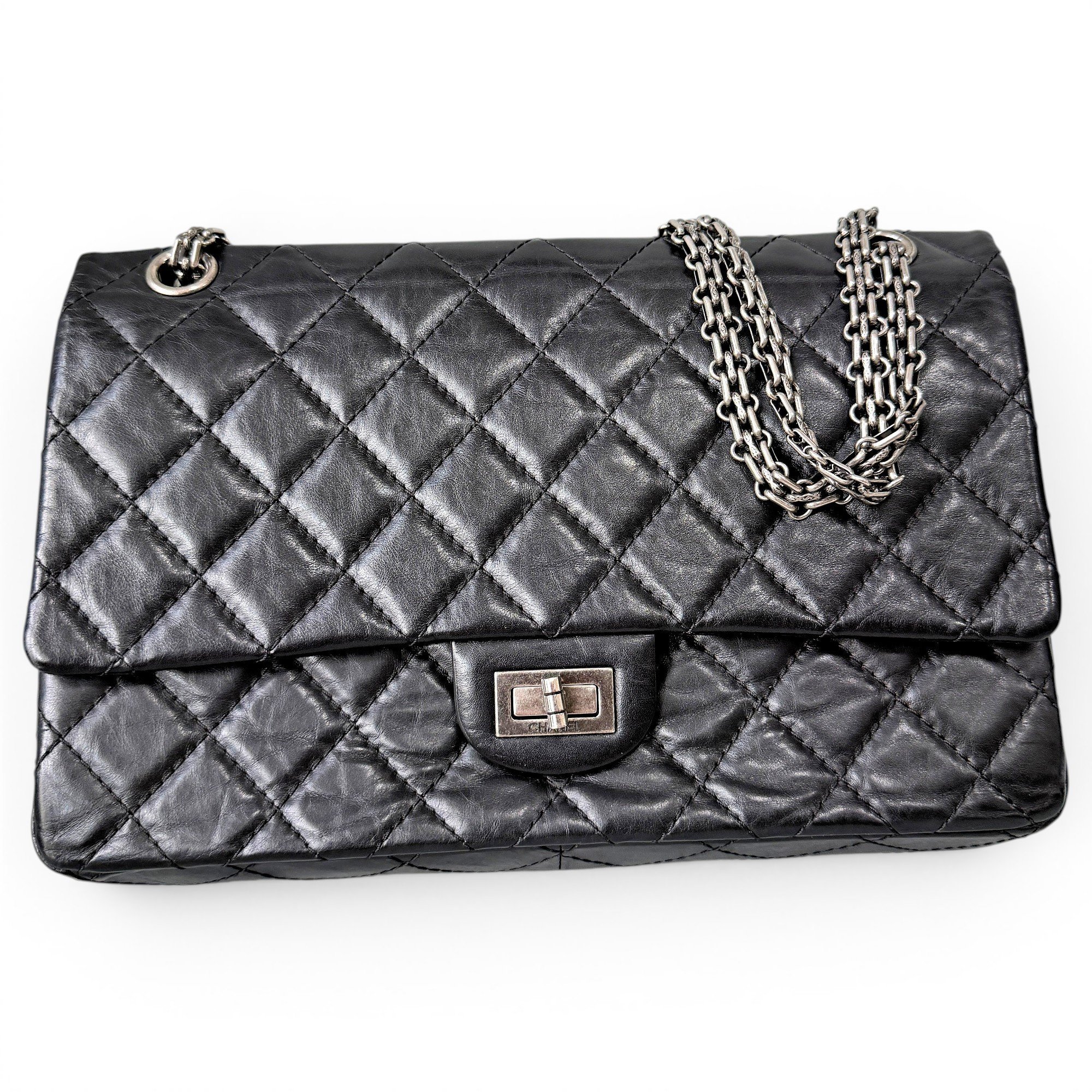 2.55 leather handbag