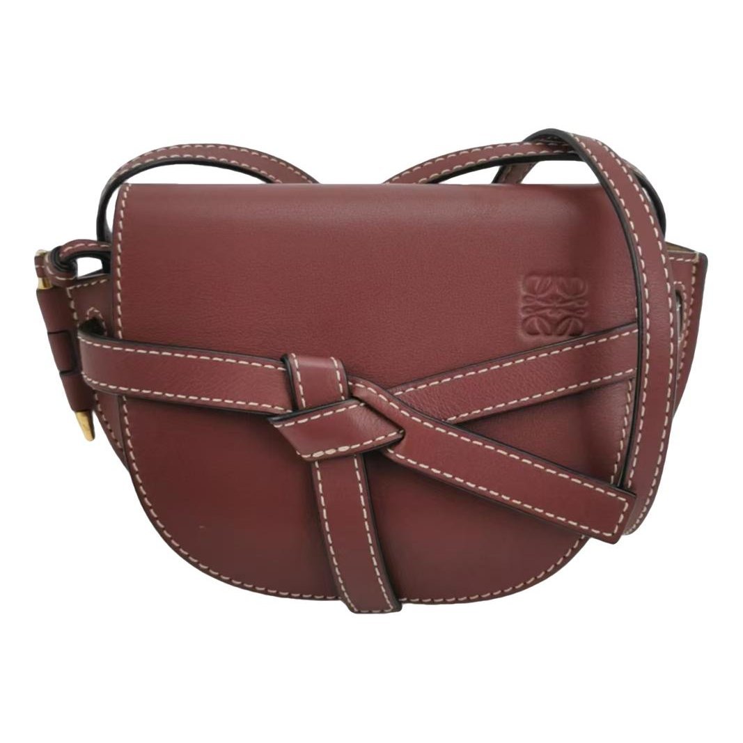 Gate leather crossbody bag