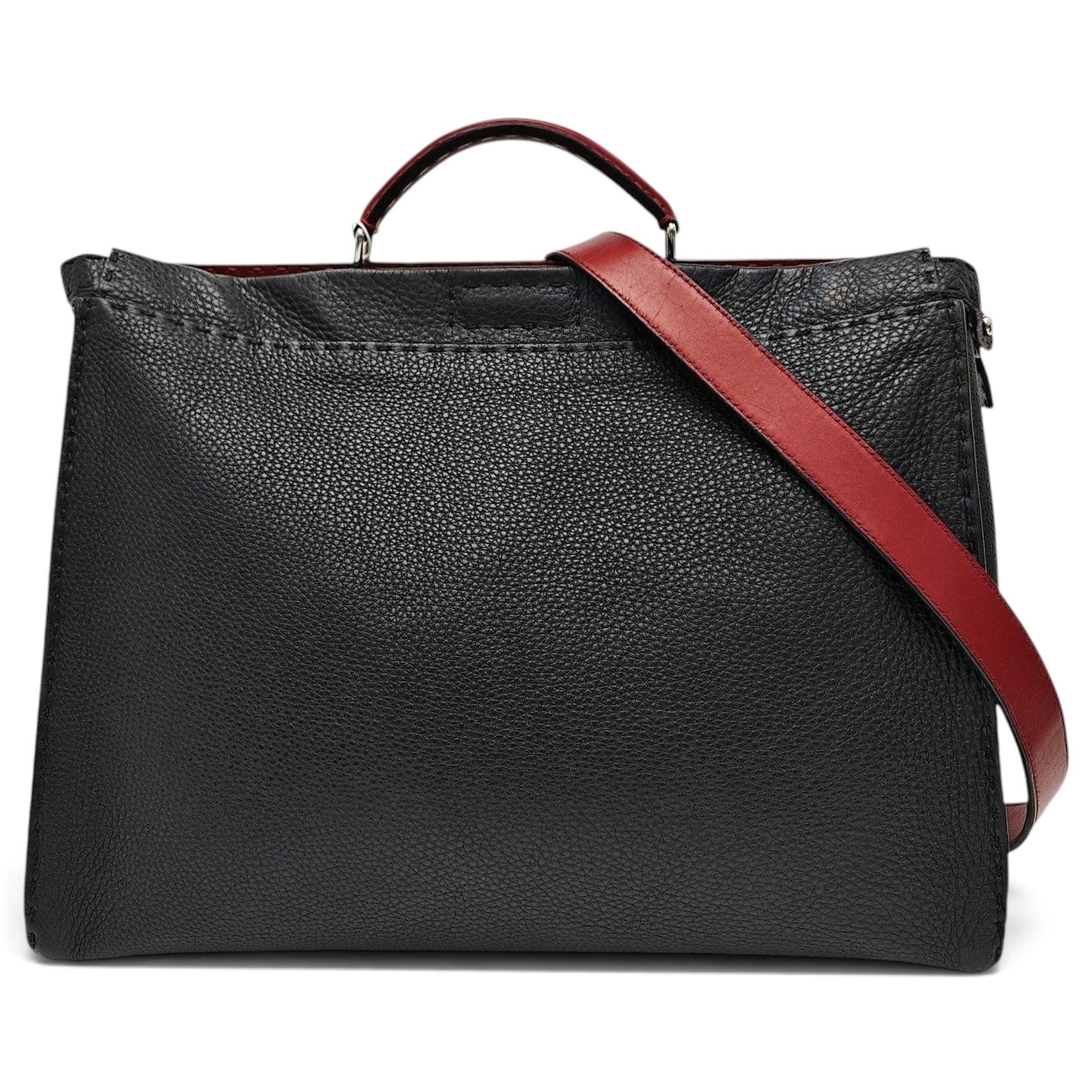 Peekaboo leather handbag