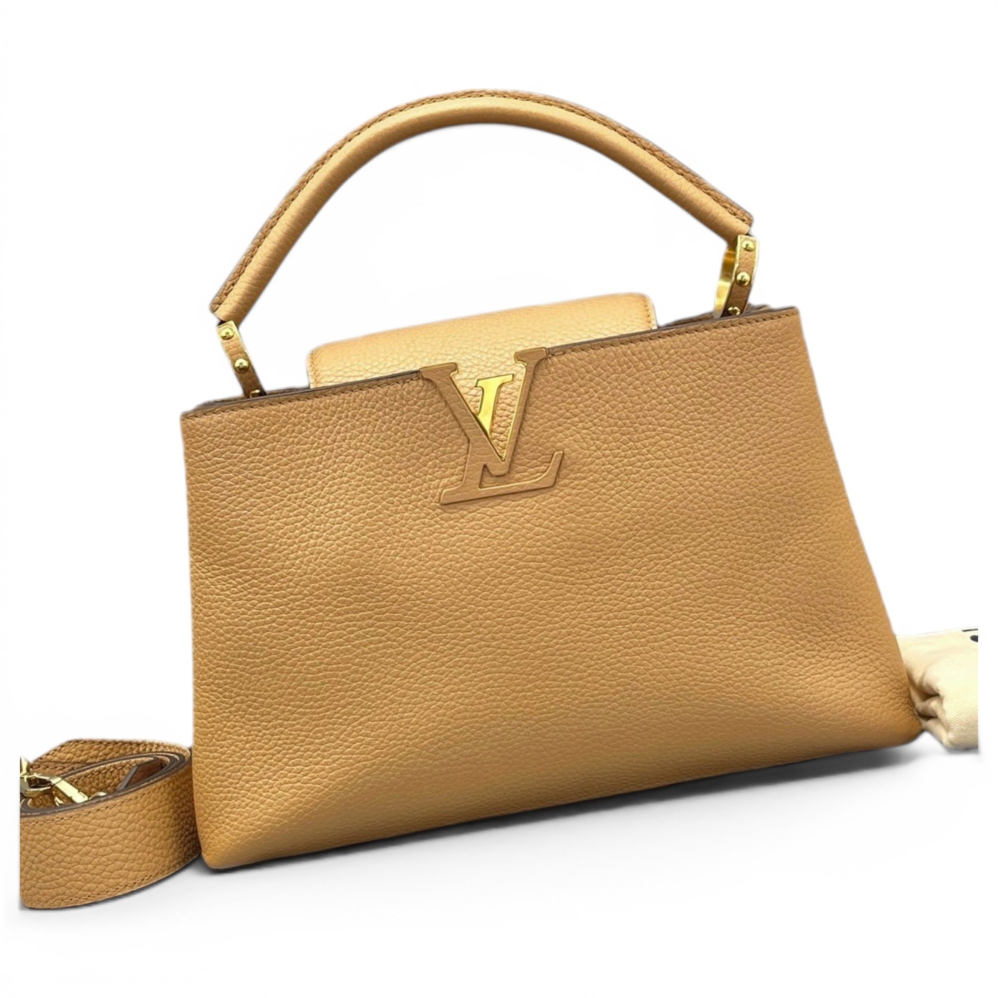 Capucines leather handbag