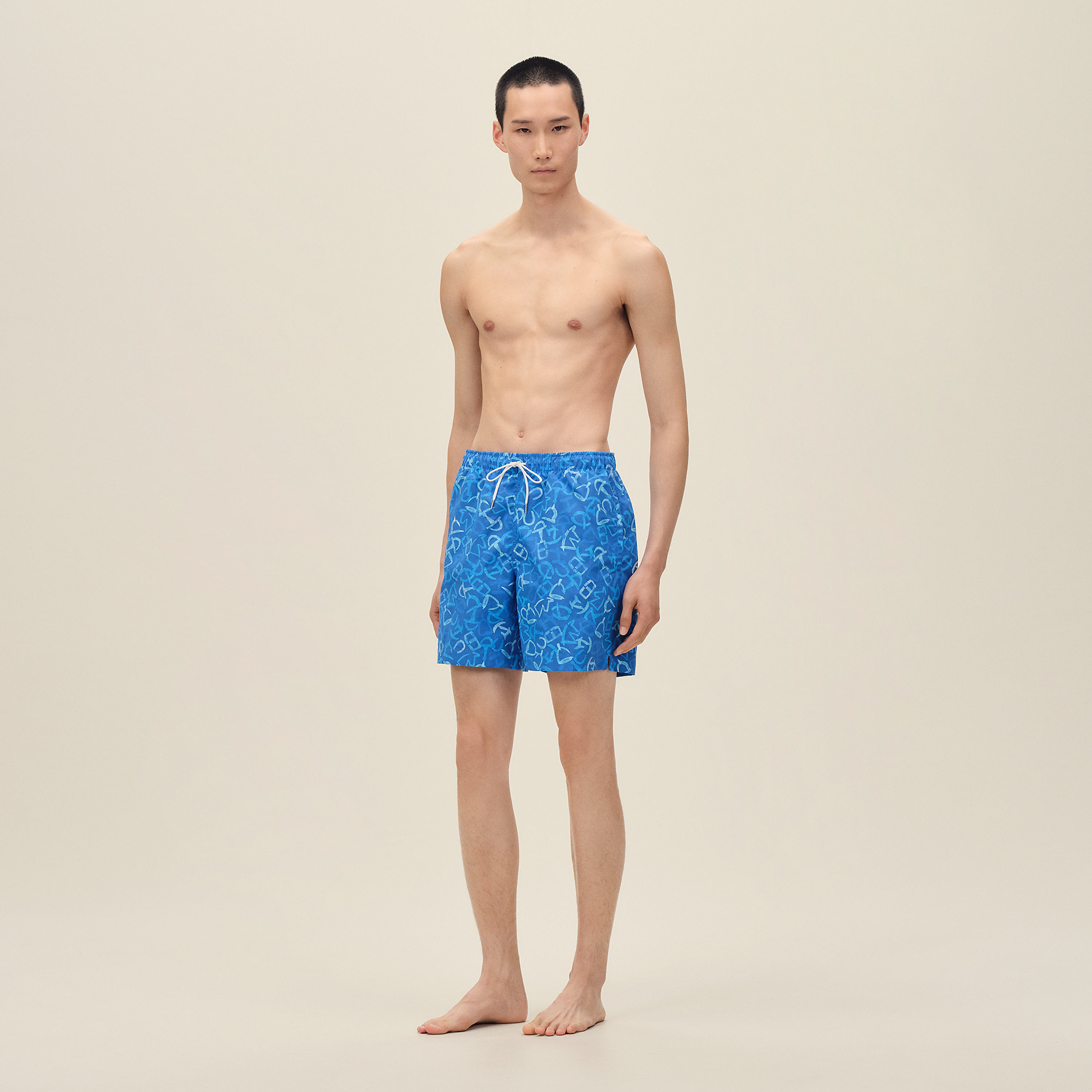 "Calligraphie Equestre" swim trunks