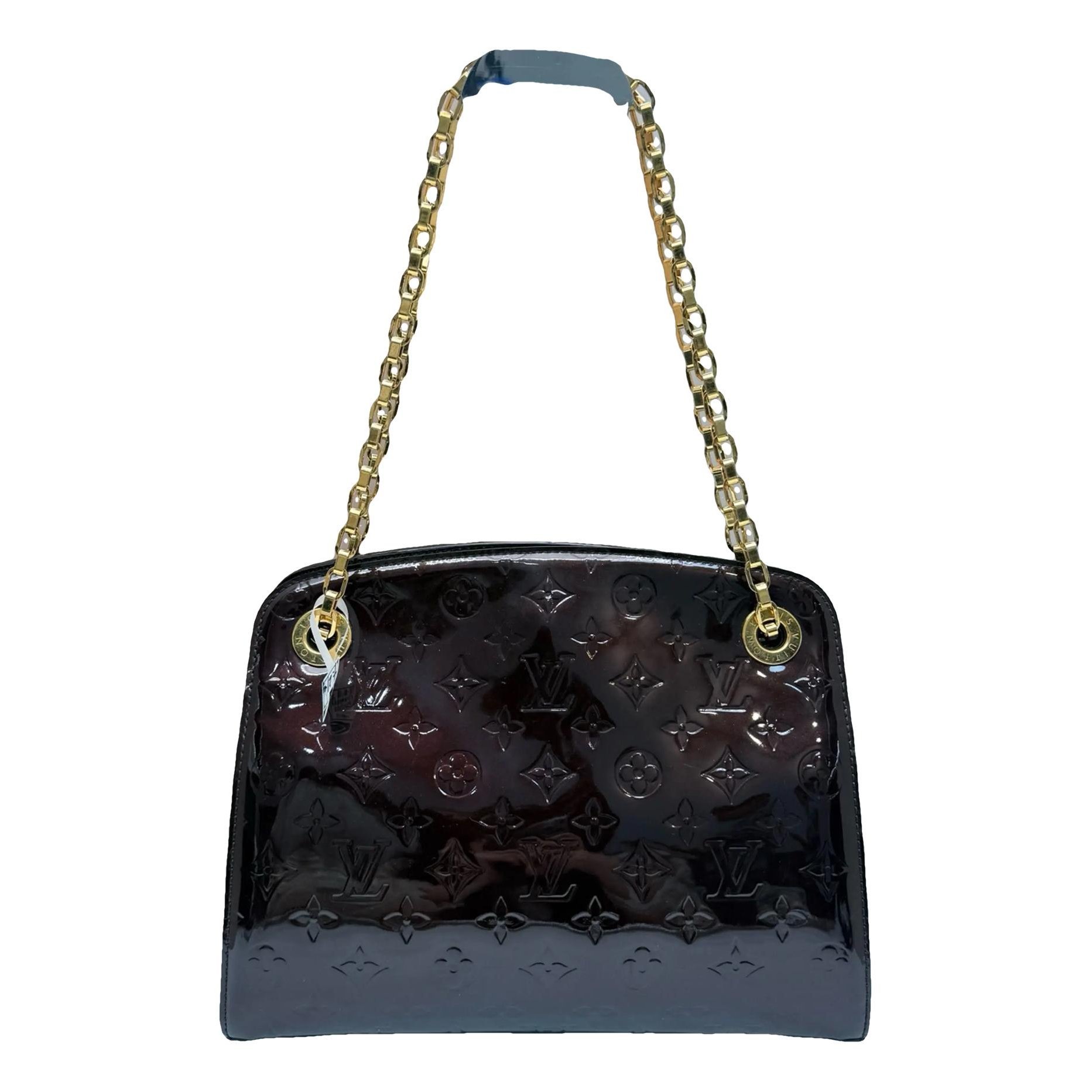 Montaigne patent leather handbag