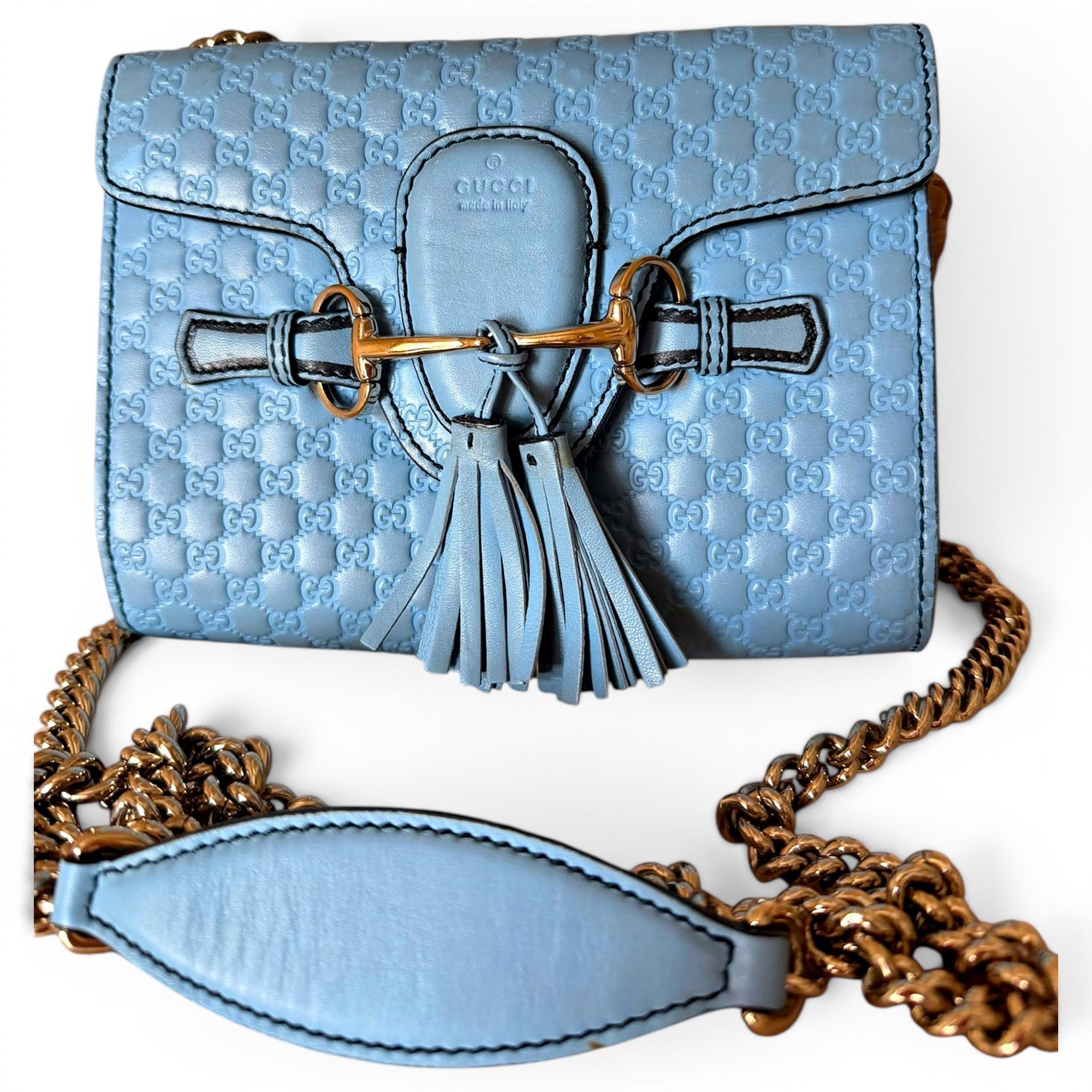 Emily leather crossbody bag