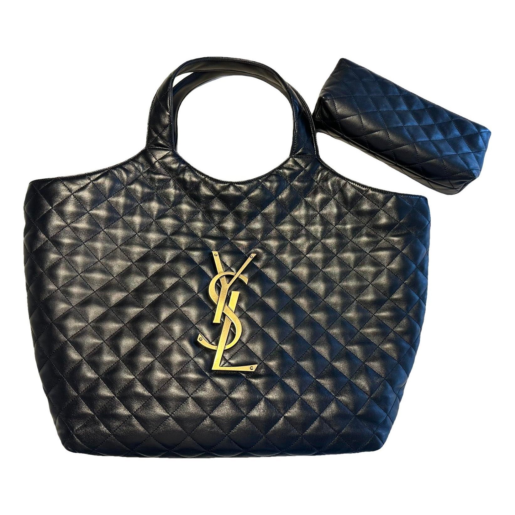 Saint Laurent Icare leather tote