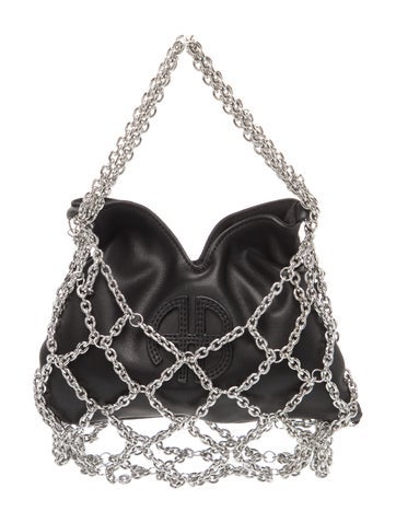 Anine Bing Leather Top Handle Bag