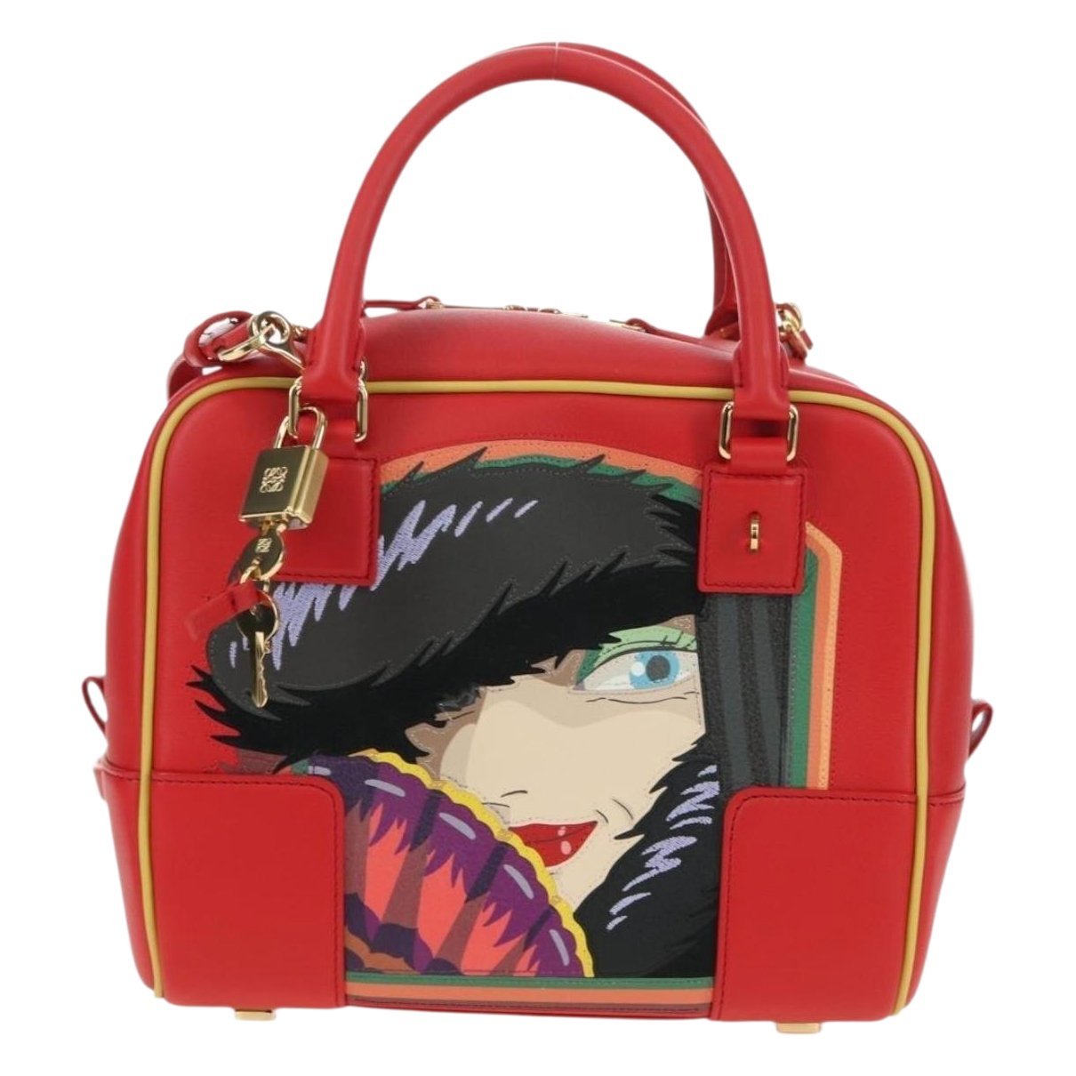 Leather handbag