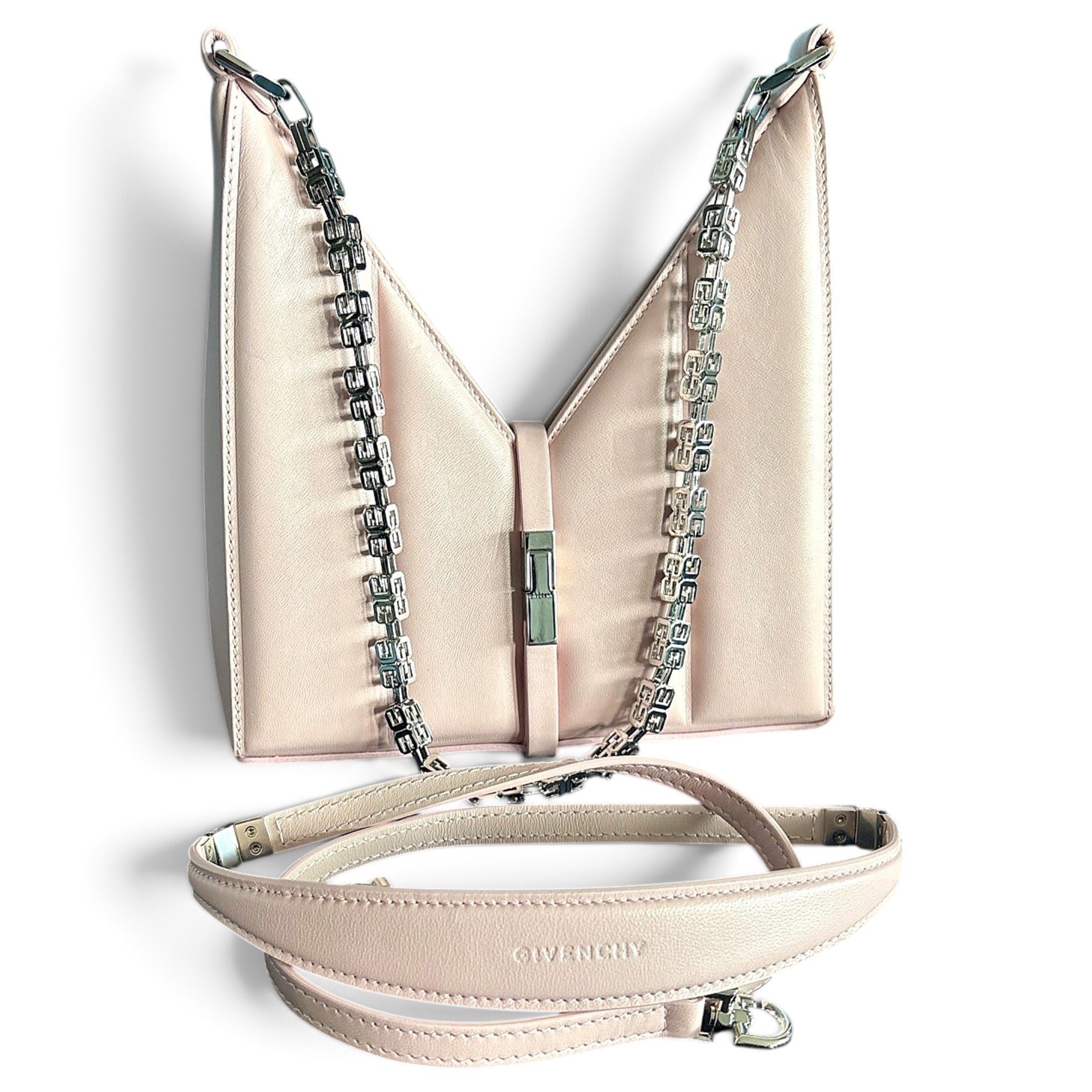 Cut Out leather handbag