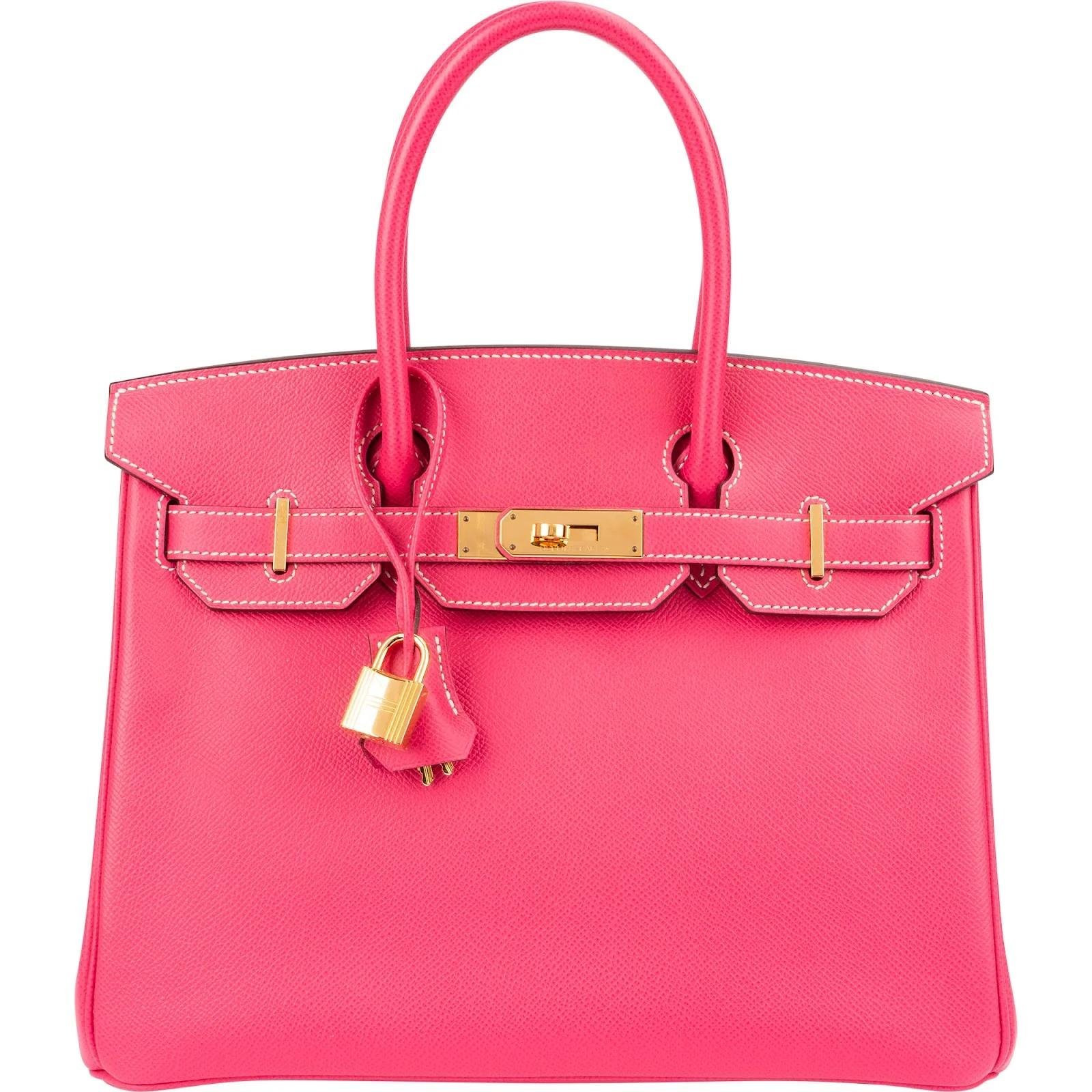 Birkin 30 leather handbag