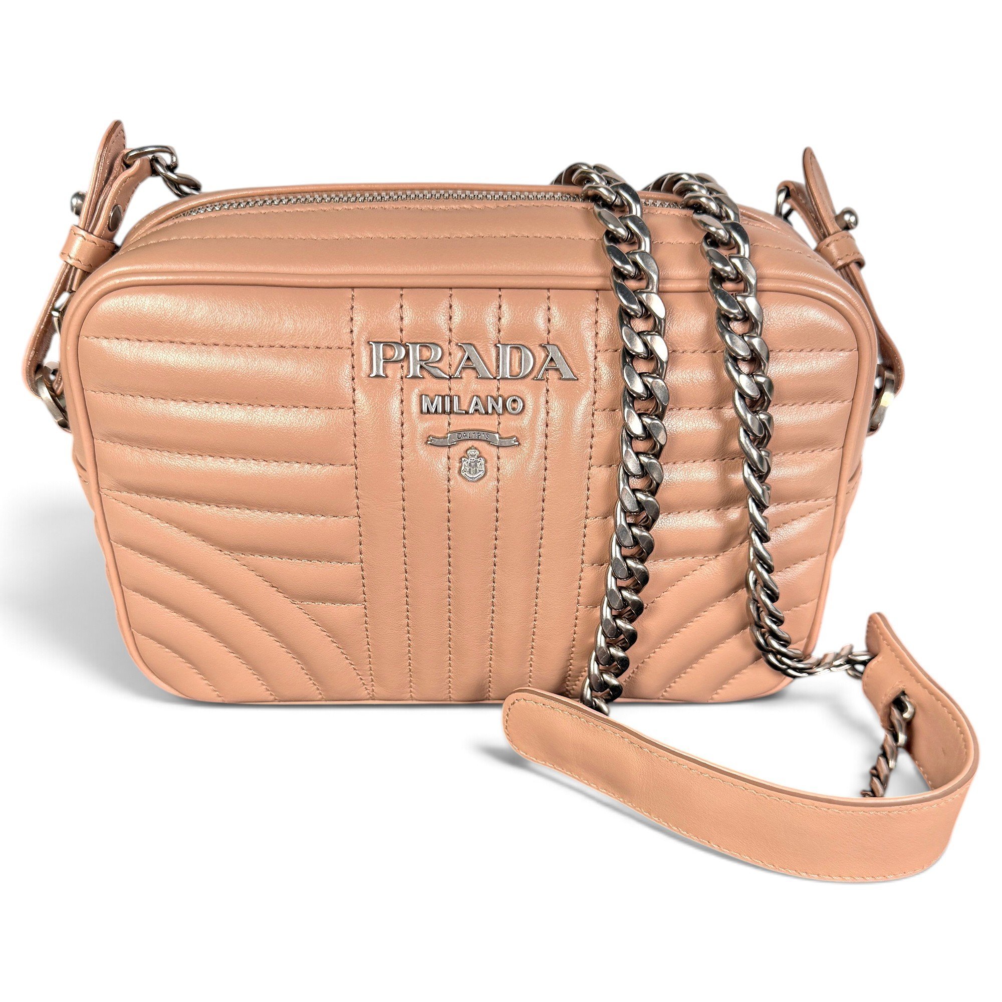 Diagramme leather crossbody bag