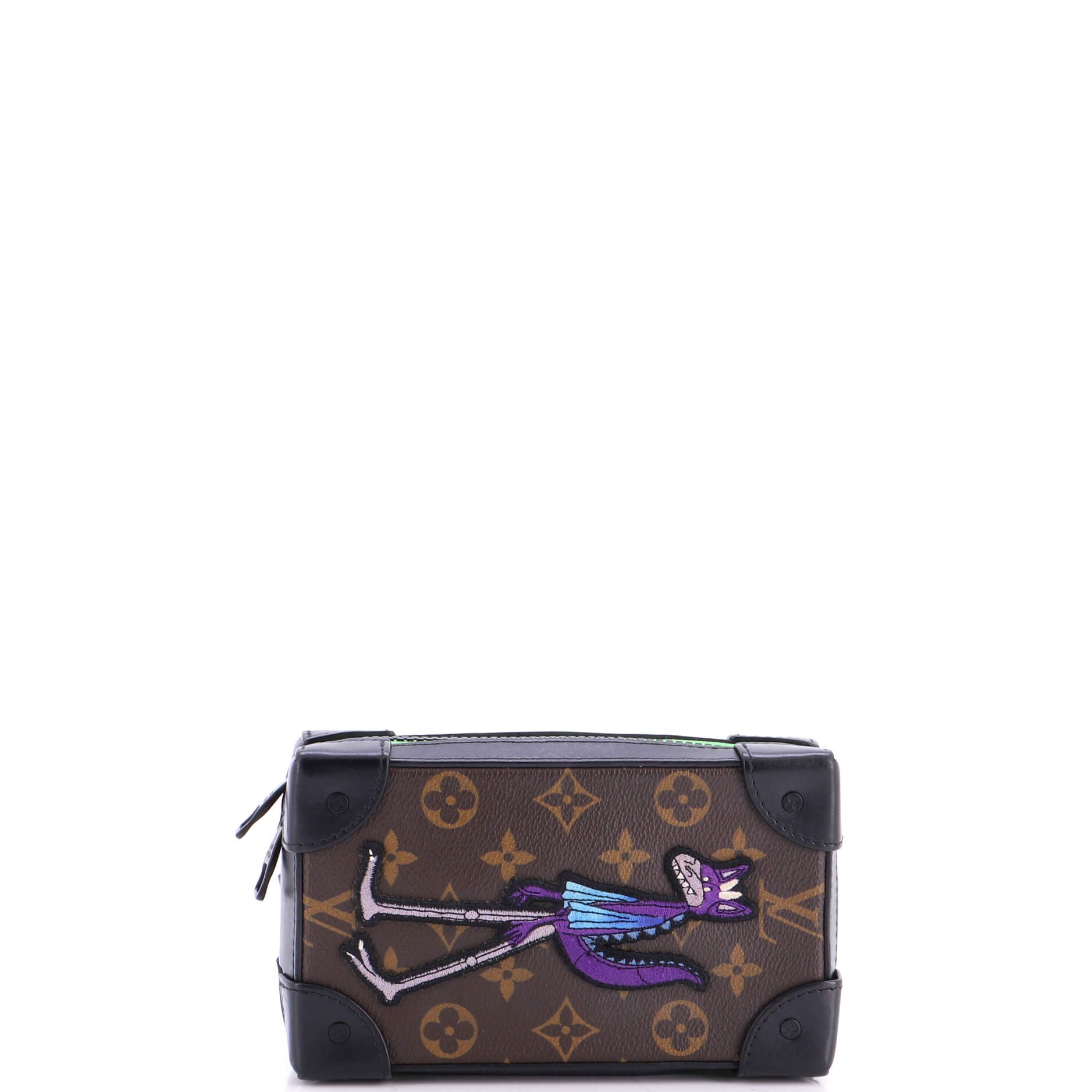 Soft Trunk Phone Box Monogram Canvas with LV Friends Patch