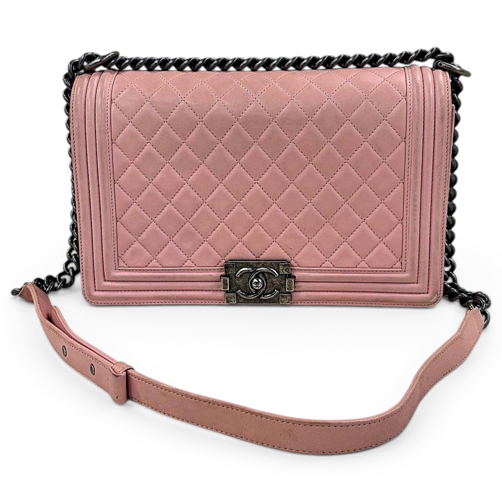 Boy leather crossbody bag